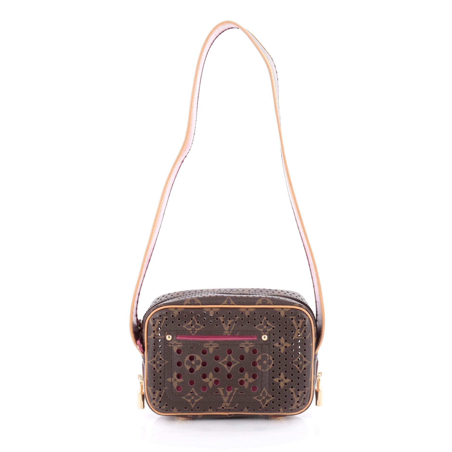 Trocadero Handbag Perforated Monogram Canvas Mini