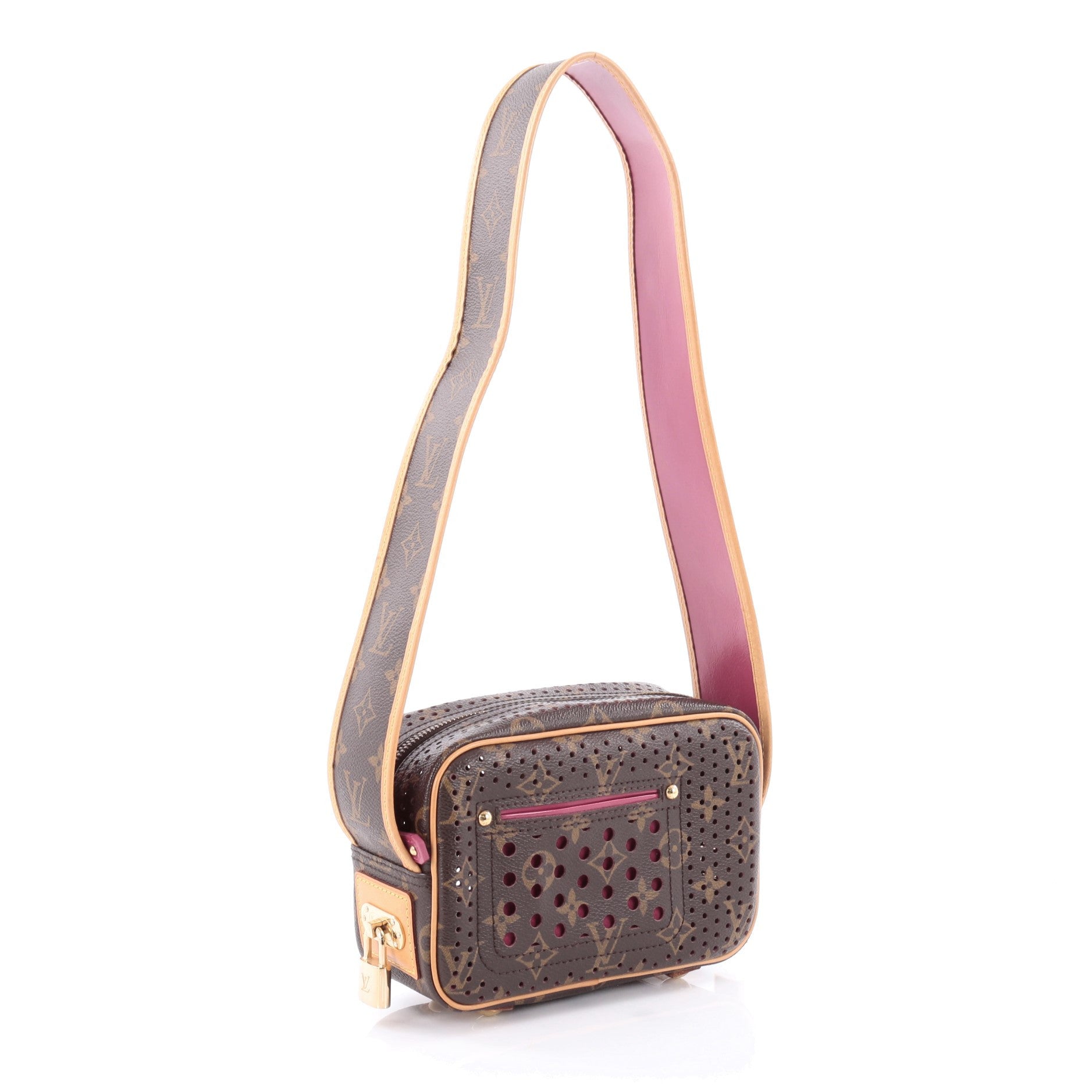 Trocadero Handbag Perforated Monogram Canvas Mini