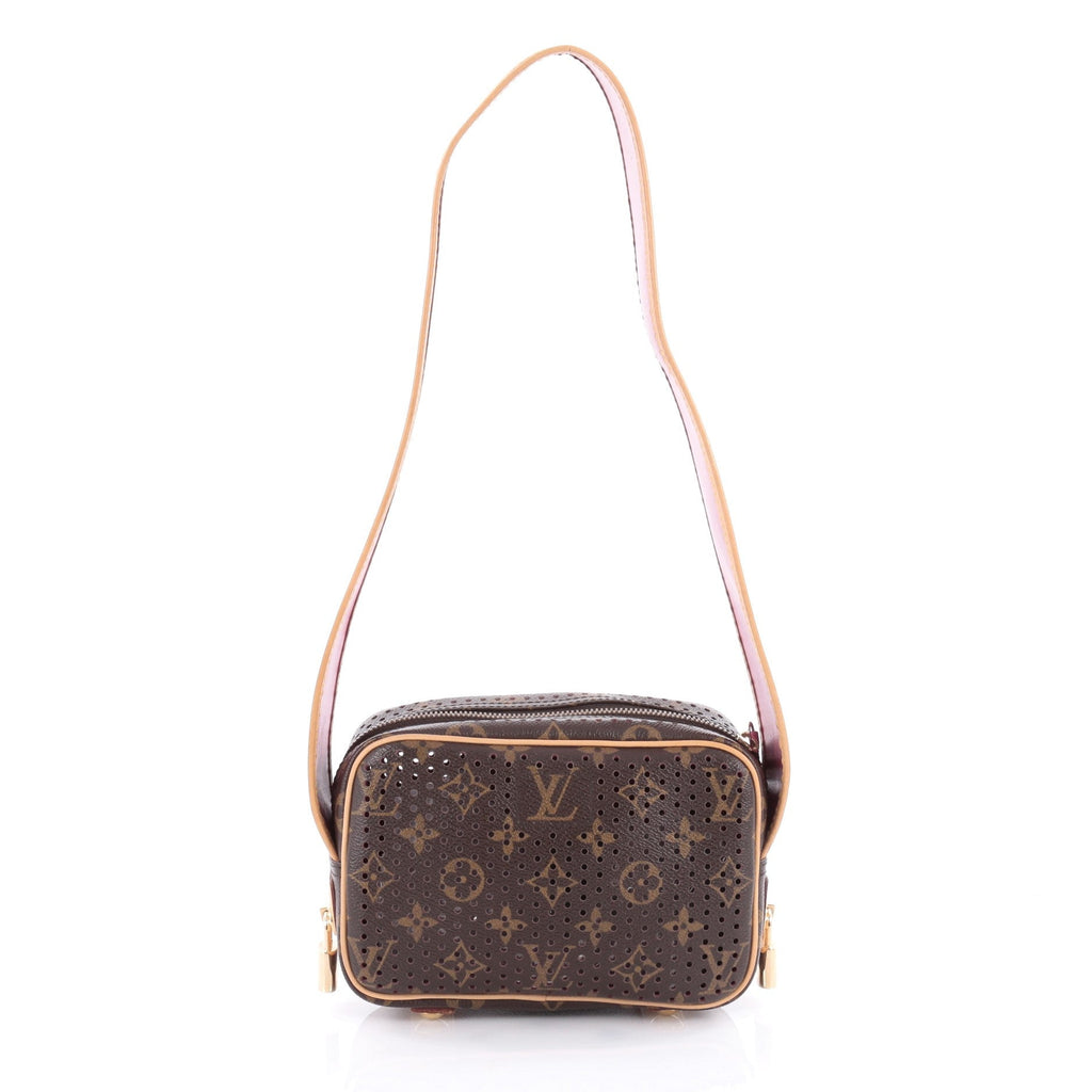 Trocadero Handbag Perforated Monogram Canvas Mini