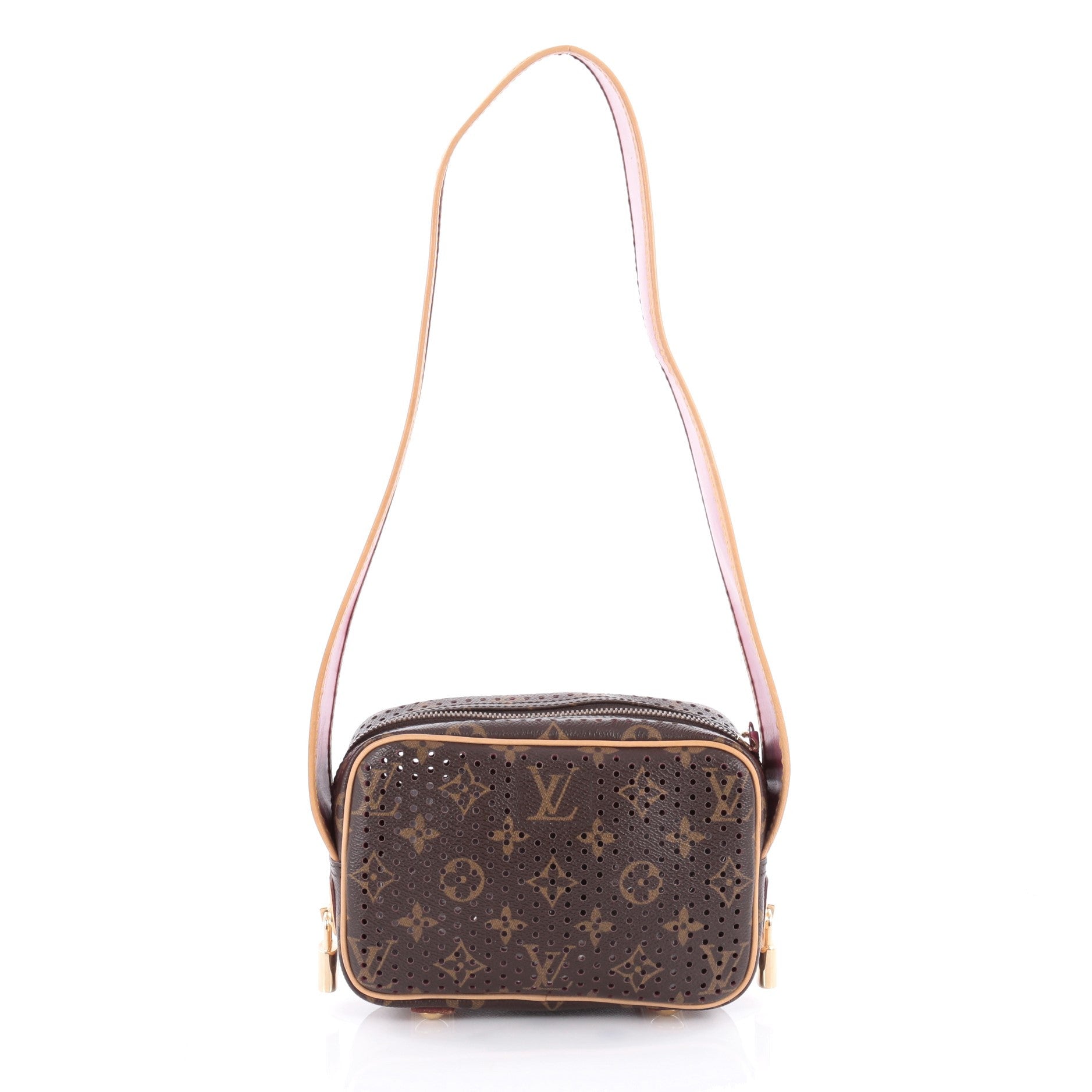 Trocadero Handbag Perforated Monogram Canvas Mini