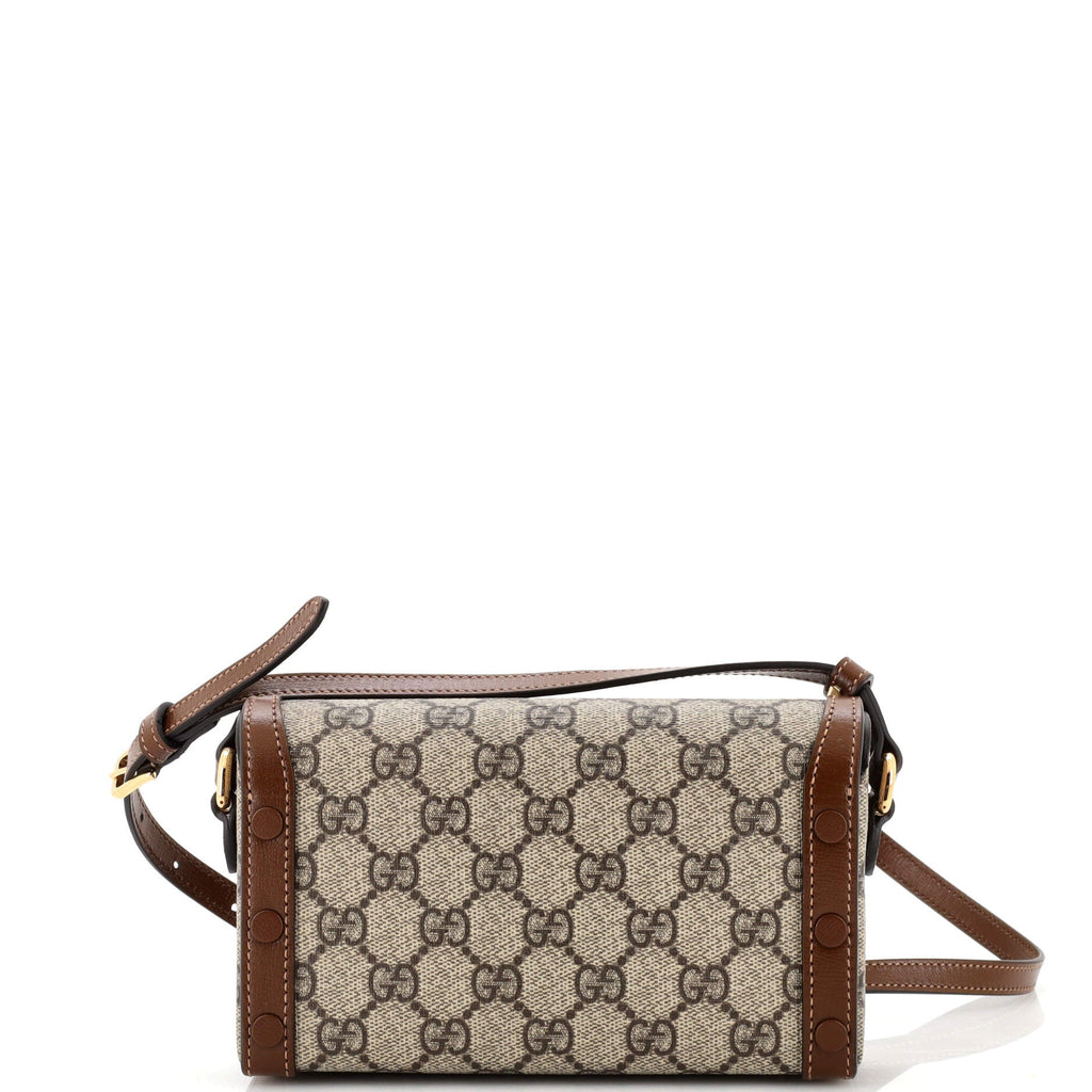 Horsebit 1955 Flap Crossbody Bag GG Coated Canvas Mini