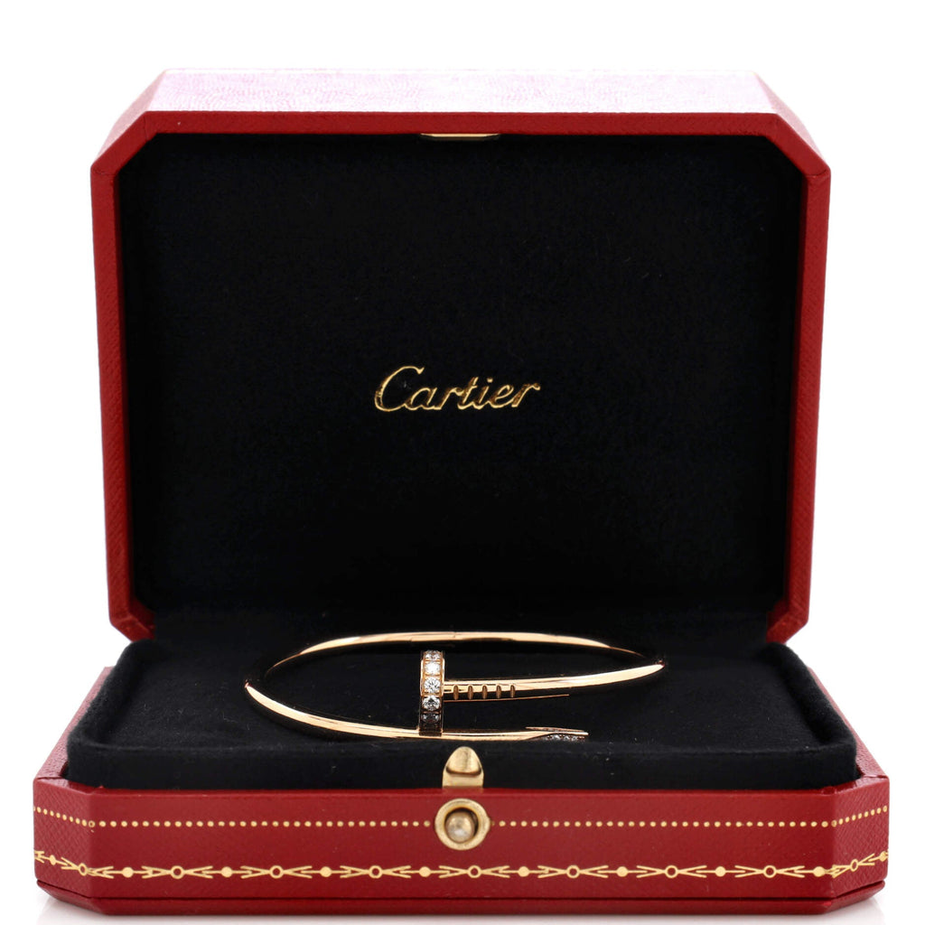 Juste un Clou Bracelet 18K Rose Gold with Diamonds Classic