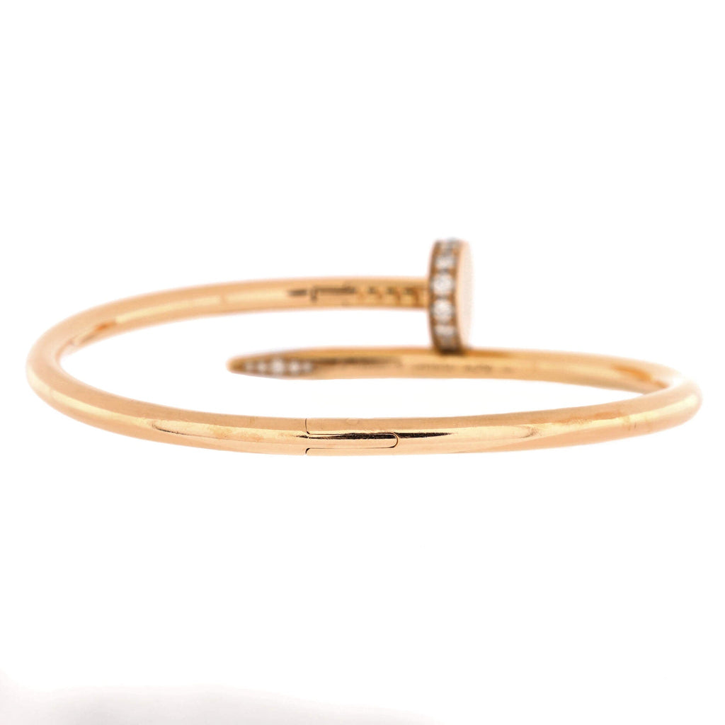 Juste un Clou Bracelet 18K Rose Gold with Diamonds Classic