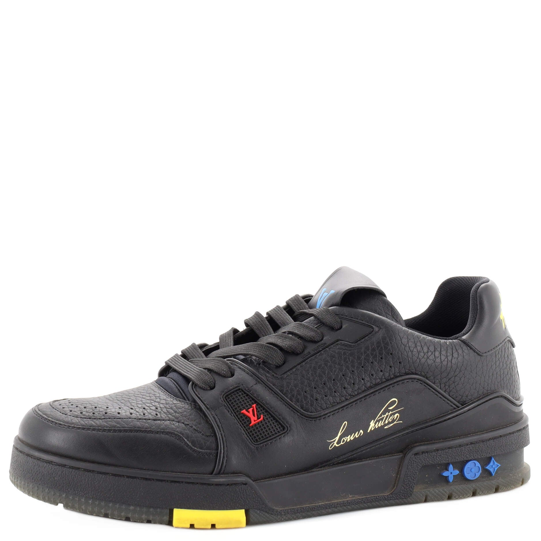 Men's LV Trainer Sneakers Leather
