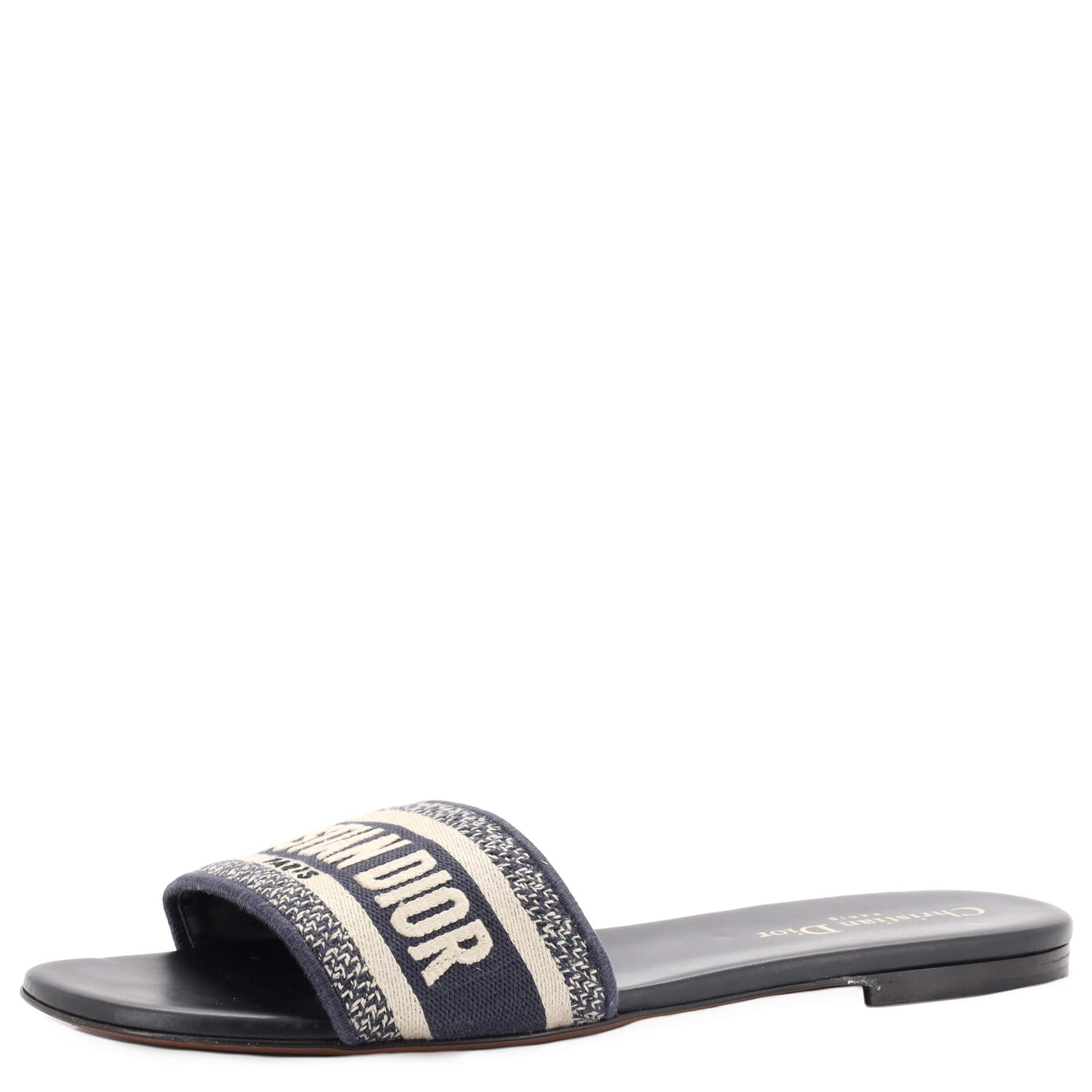 Women's Dway Flat Sandals Embroidered Canvas