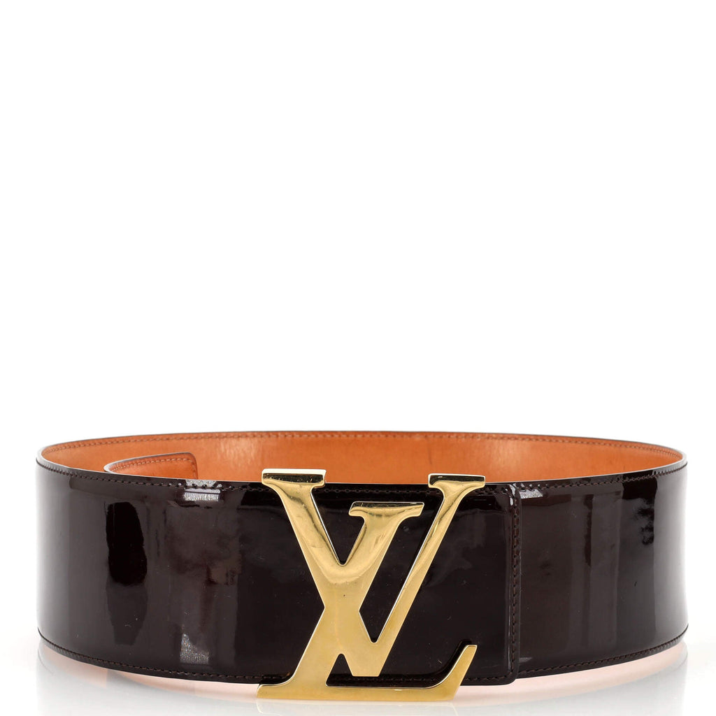 LV Initiales Belt Vernis Wide 75