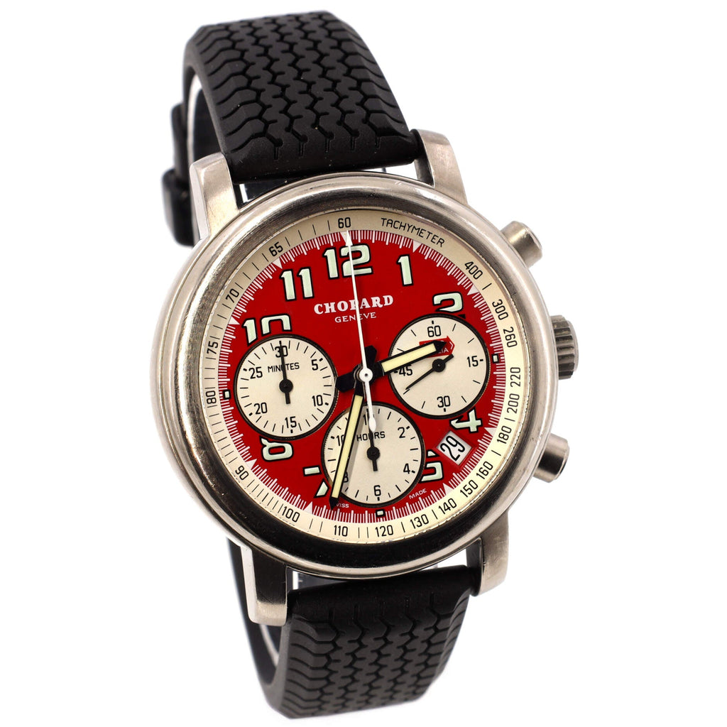 Mille Miglia Rosso Chronograph Automatic Watch Titanium and Rubber 39