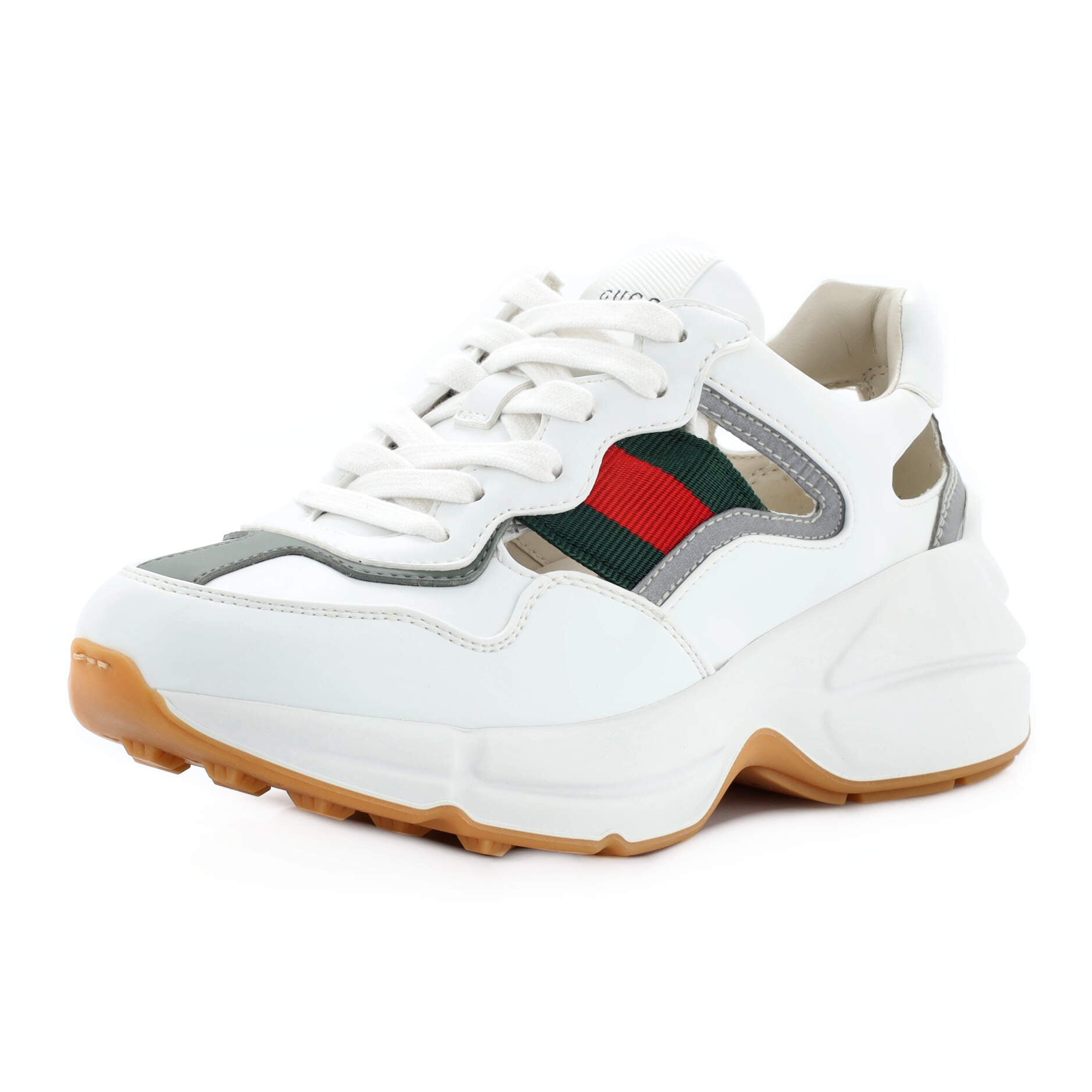 Rhyton Sneakers Cut Out Leather