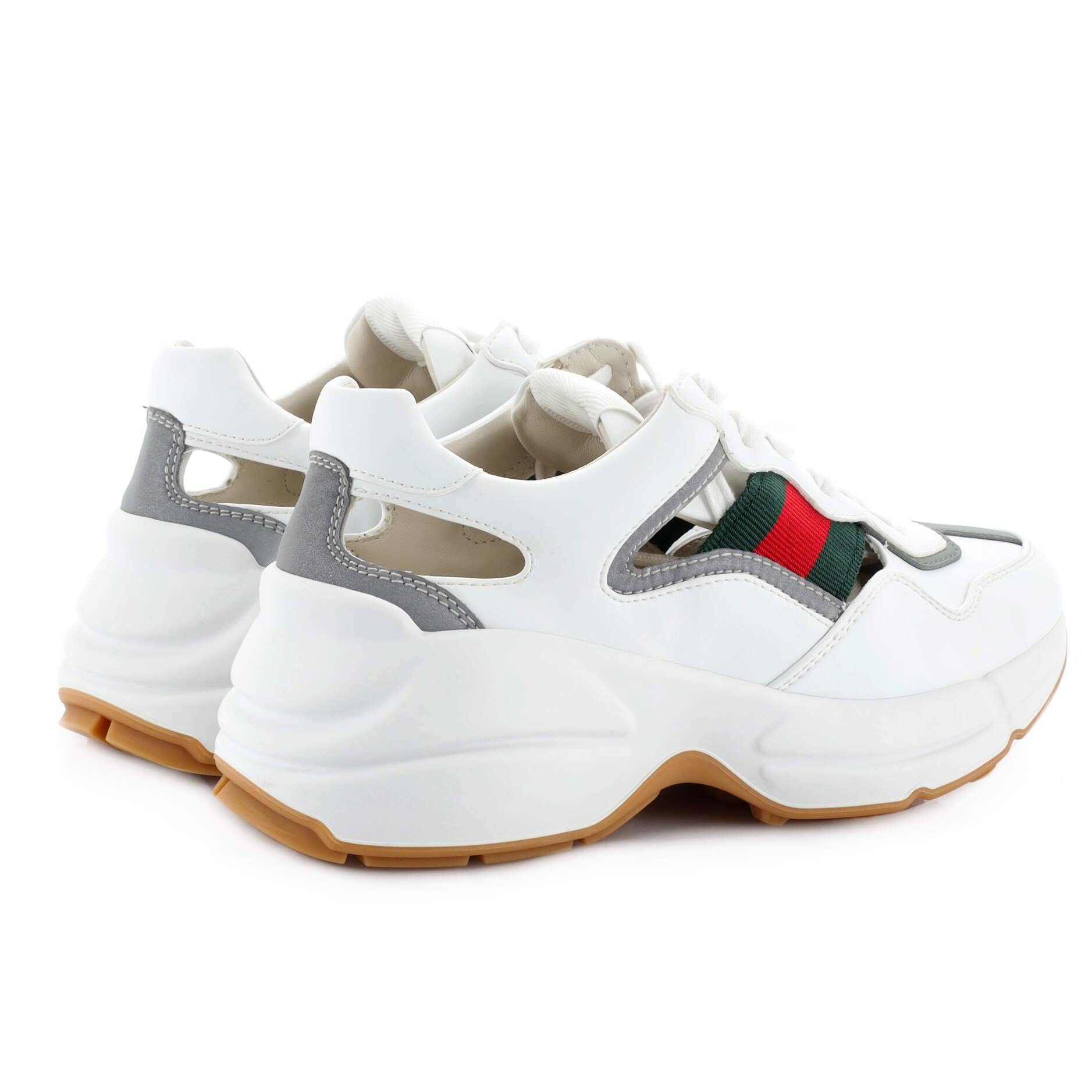 Rhyton Sneakers Cut Out Leather