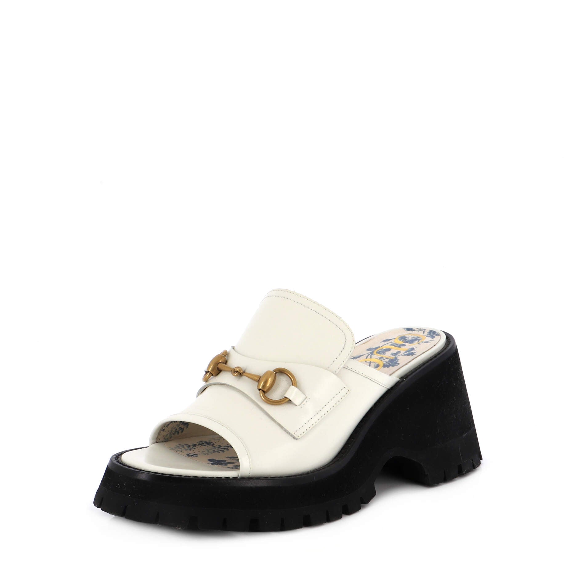 Women's Harald Horsebit Platform Slide Sandals Leather