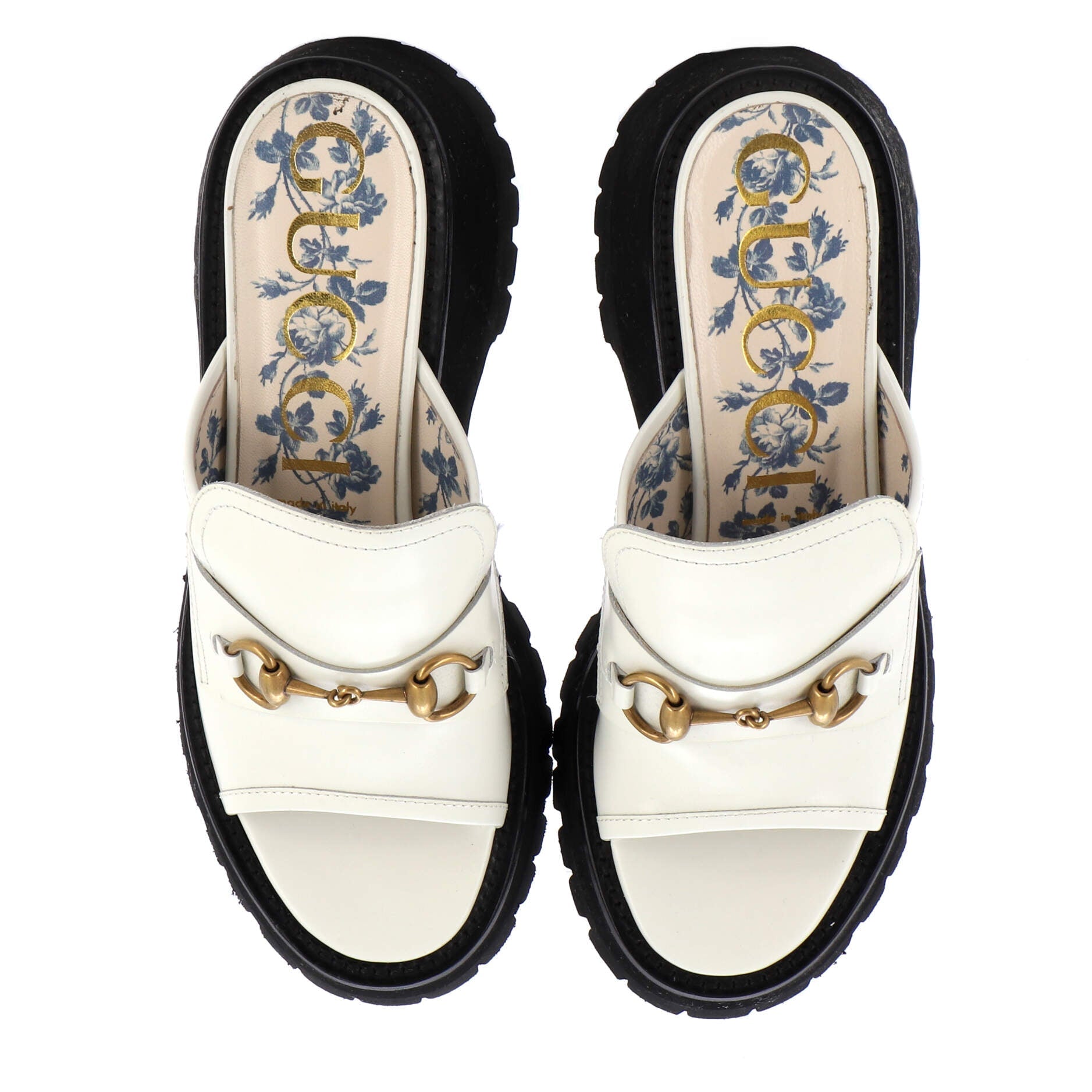 Women's Harald Horsebit Platform Slide Sandals Leather