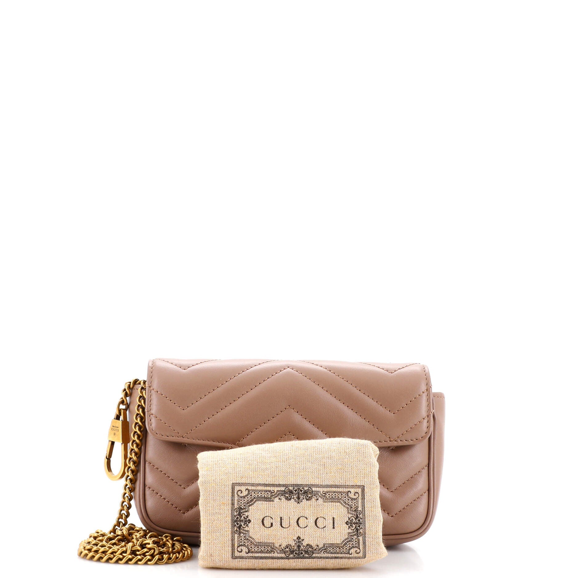 GG Marmont Flap Bag Matelasse Leather Super Mini
