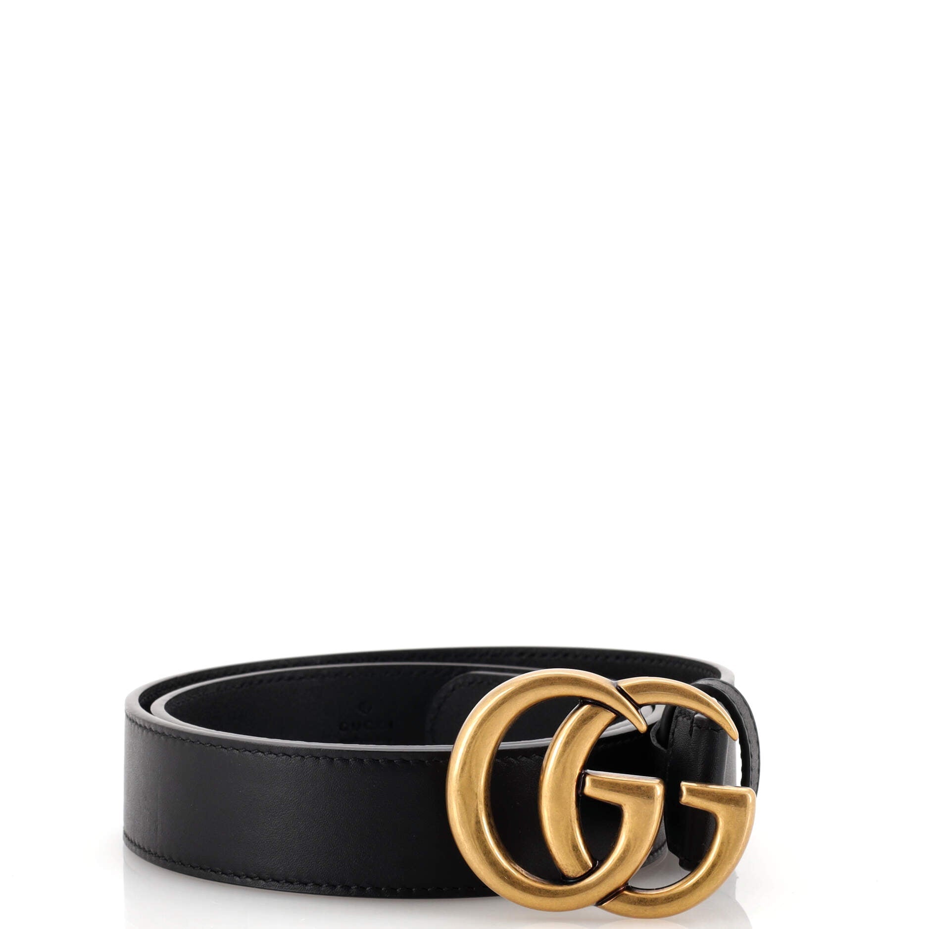 GG Marmont Belt Leather Wide 75