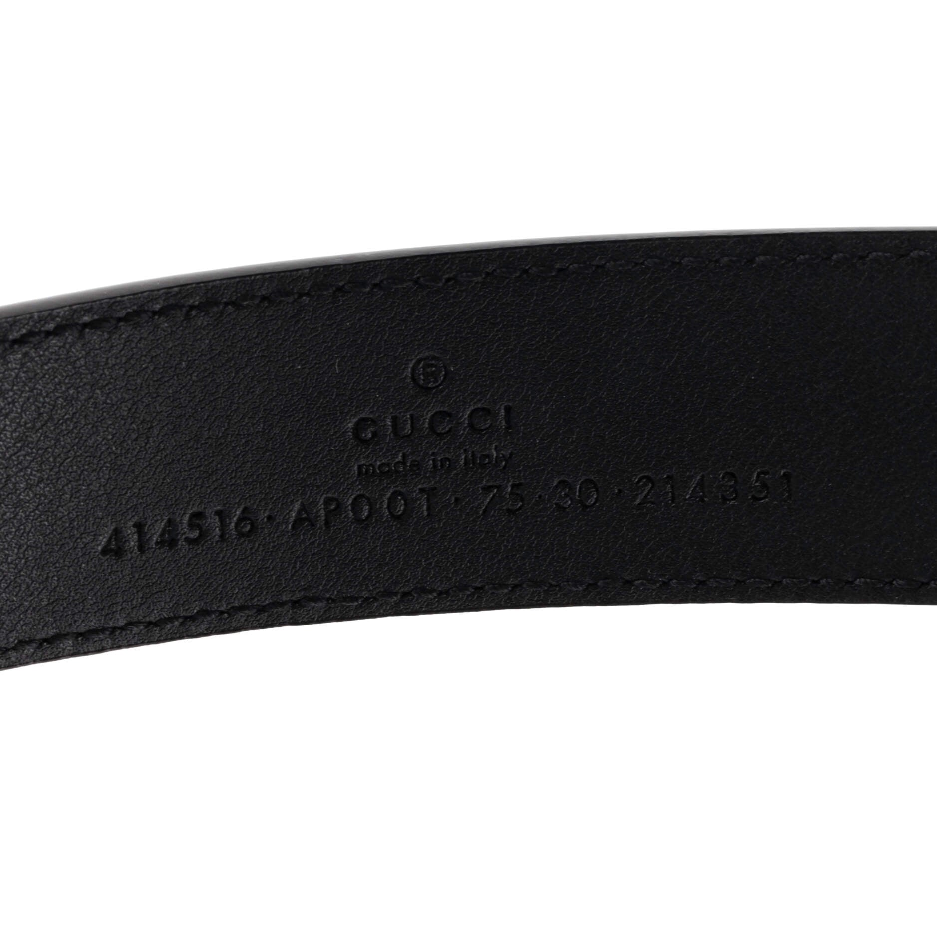 GG Marmont Belt Leather Wide 75