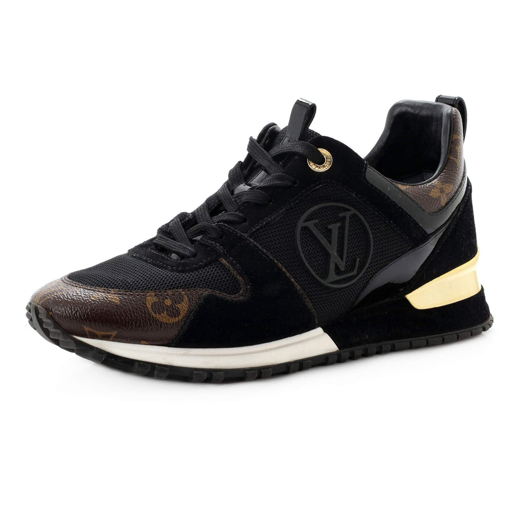 Women's Run Away Sneakers Mesh with Monogram Canvas and Suede