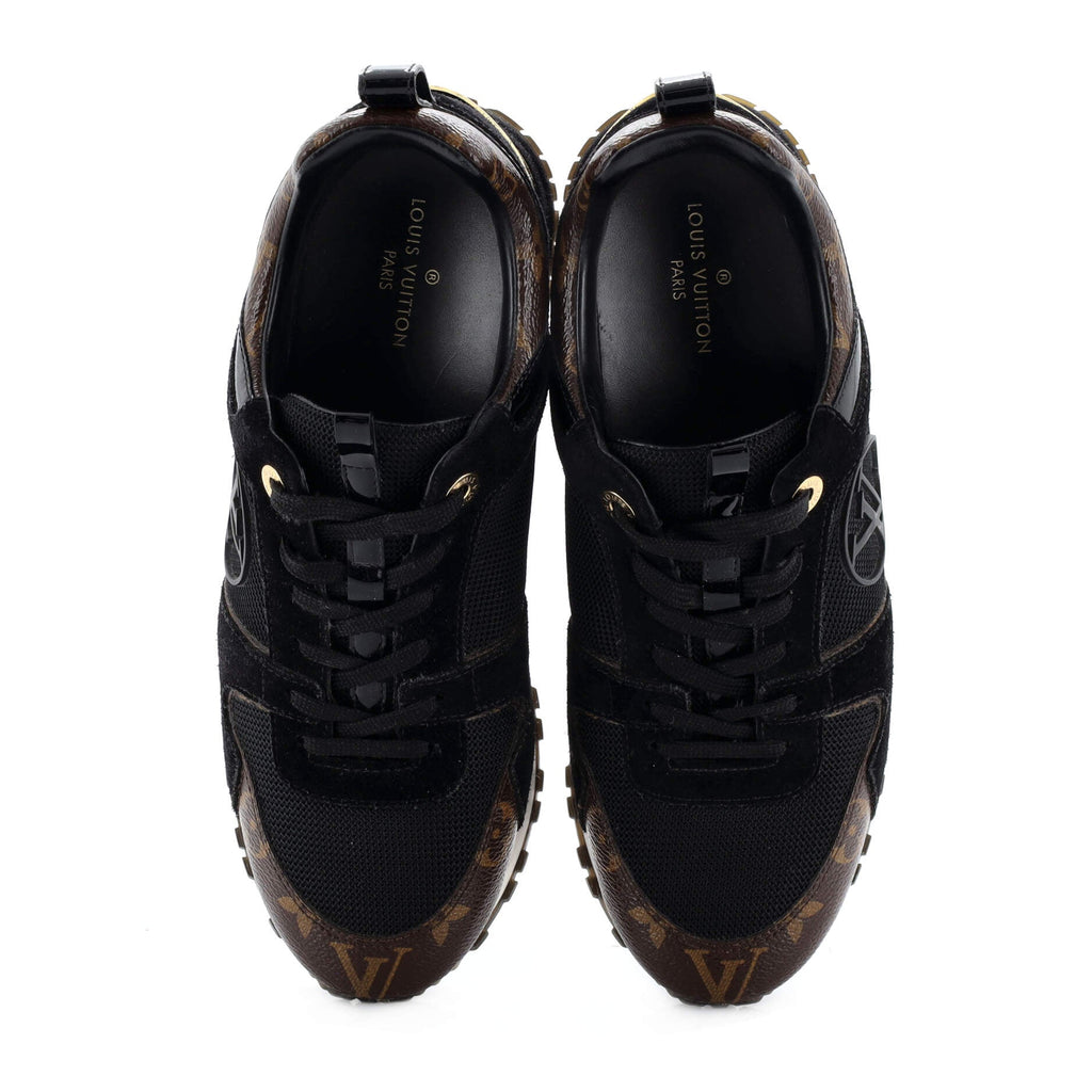 Women's Run Away Sneakers Mesh with Monogram Canvas and Suede