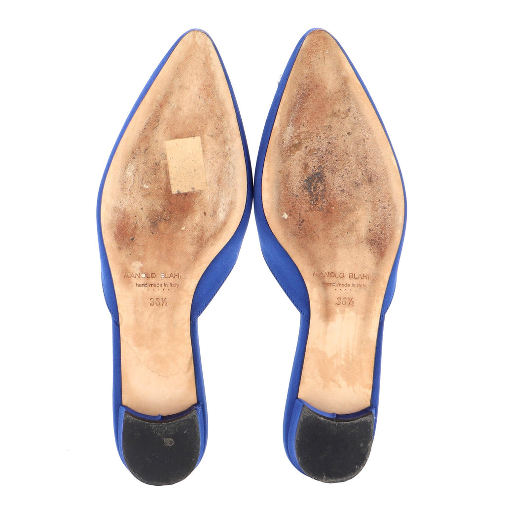 Women's Hangisi Flat Mules Satin