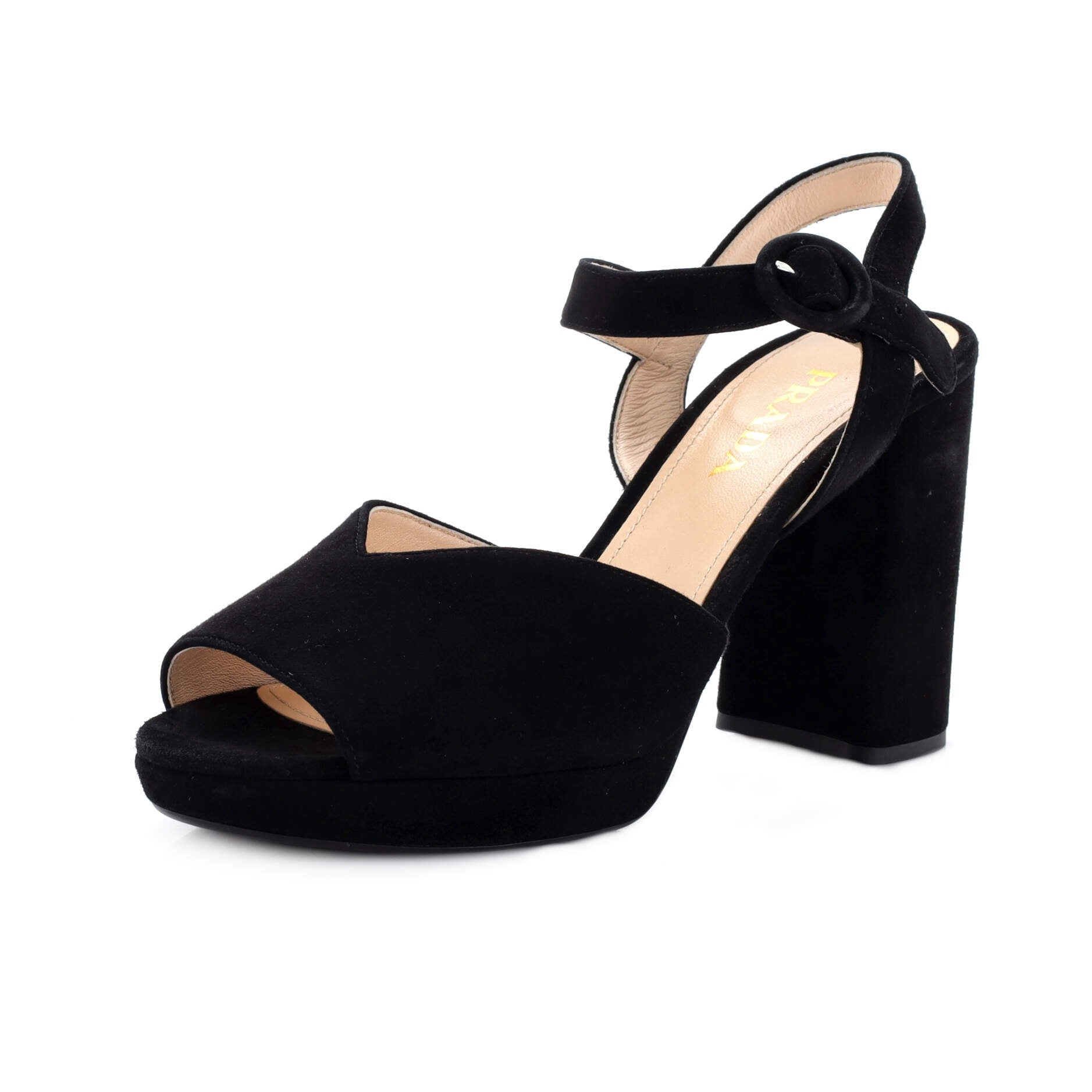 Women's Criss Cross Platform Heeled Sandals Leather