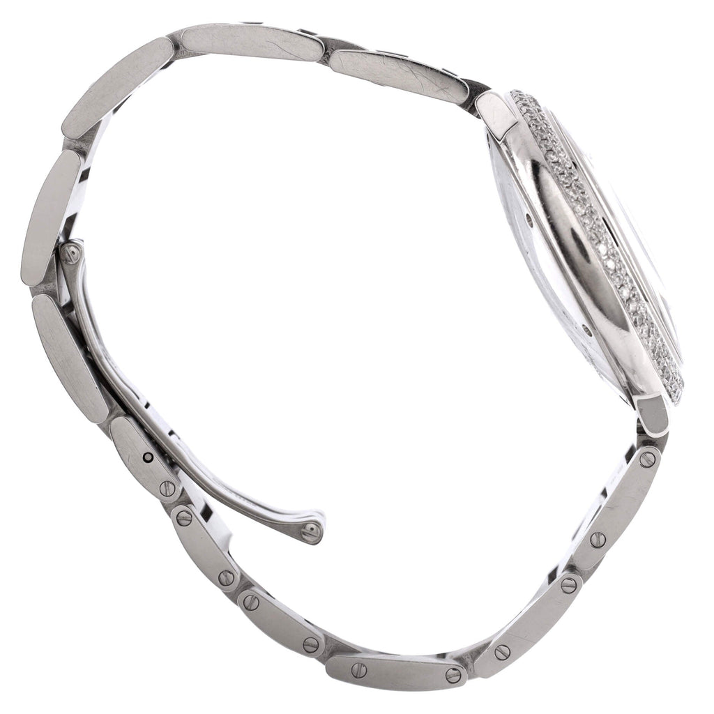 Ballon Bleu de Cartier Quartz Watch Stainless Steel with Diamond  Bezel 36