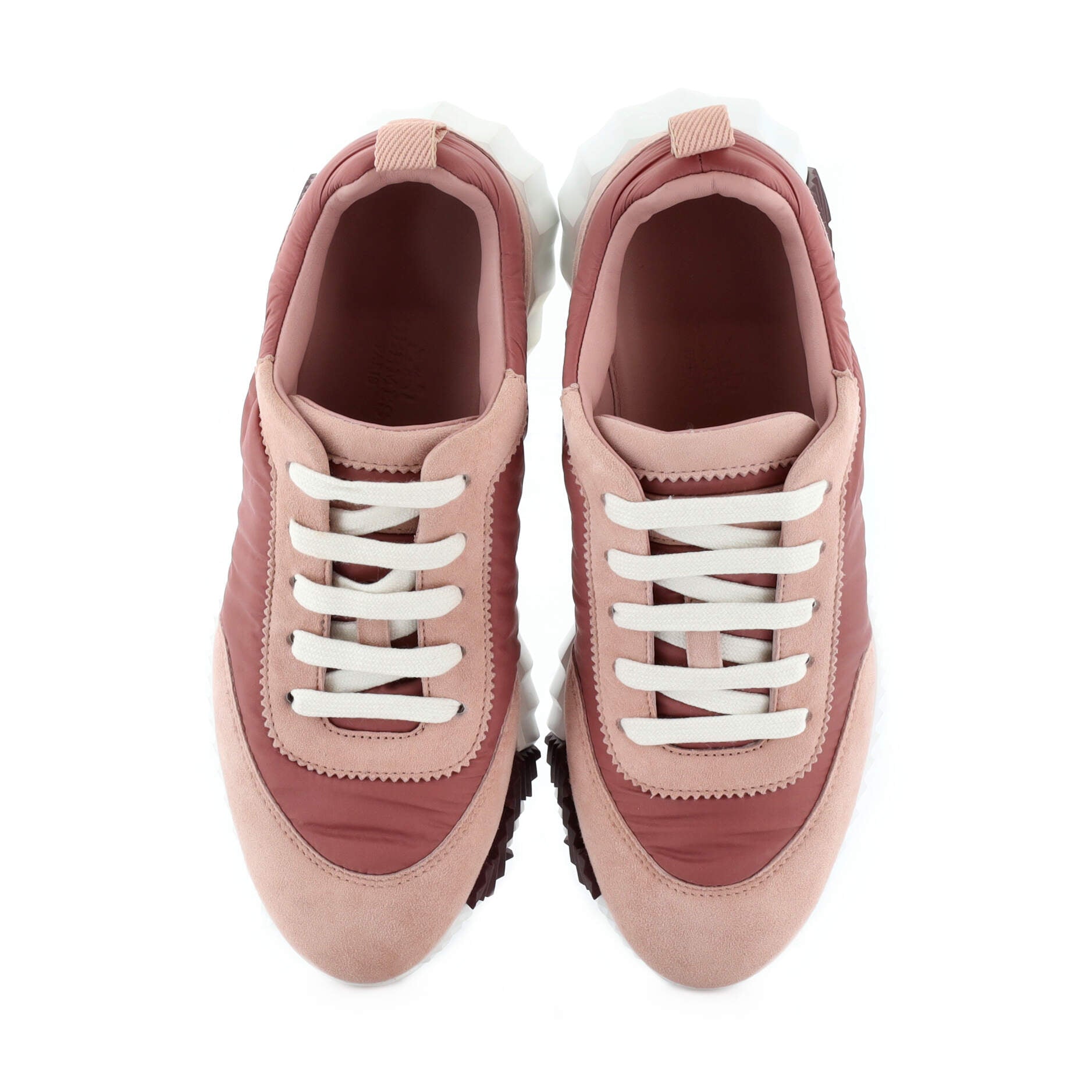 Women's Bouncing Sneakers Fabric and Suede