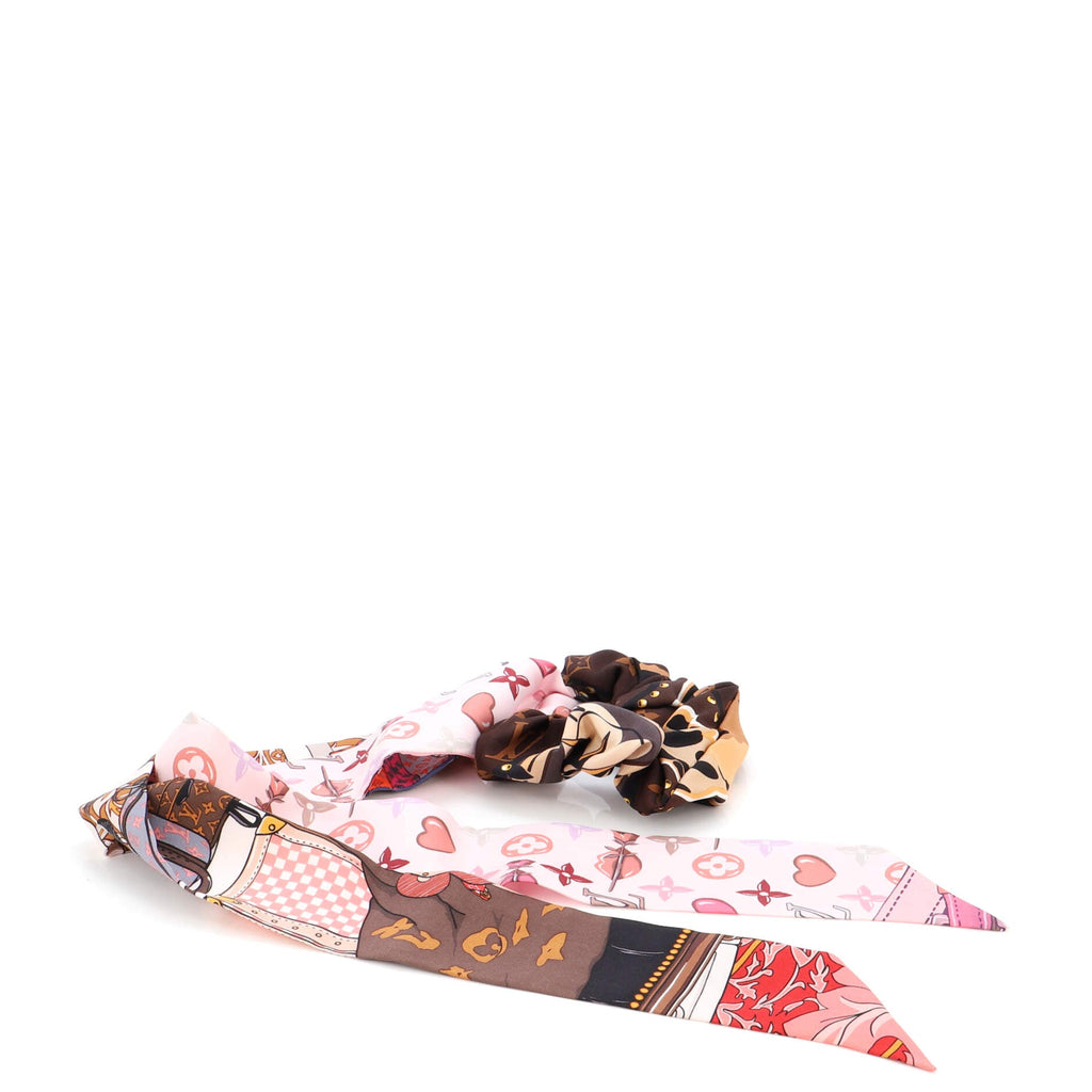 Chouchou Be Mindful Hair Scrunchie Printed Silk