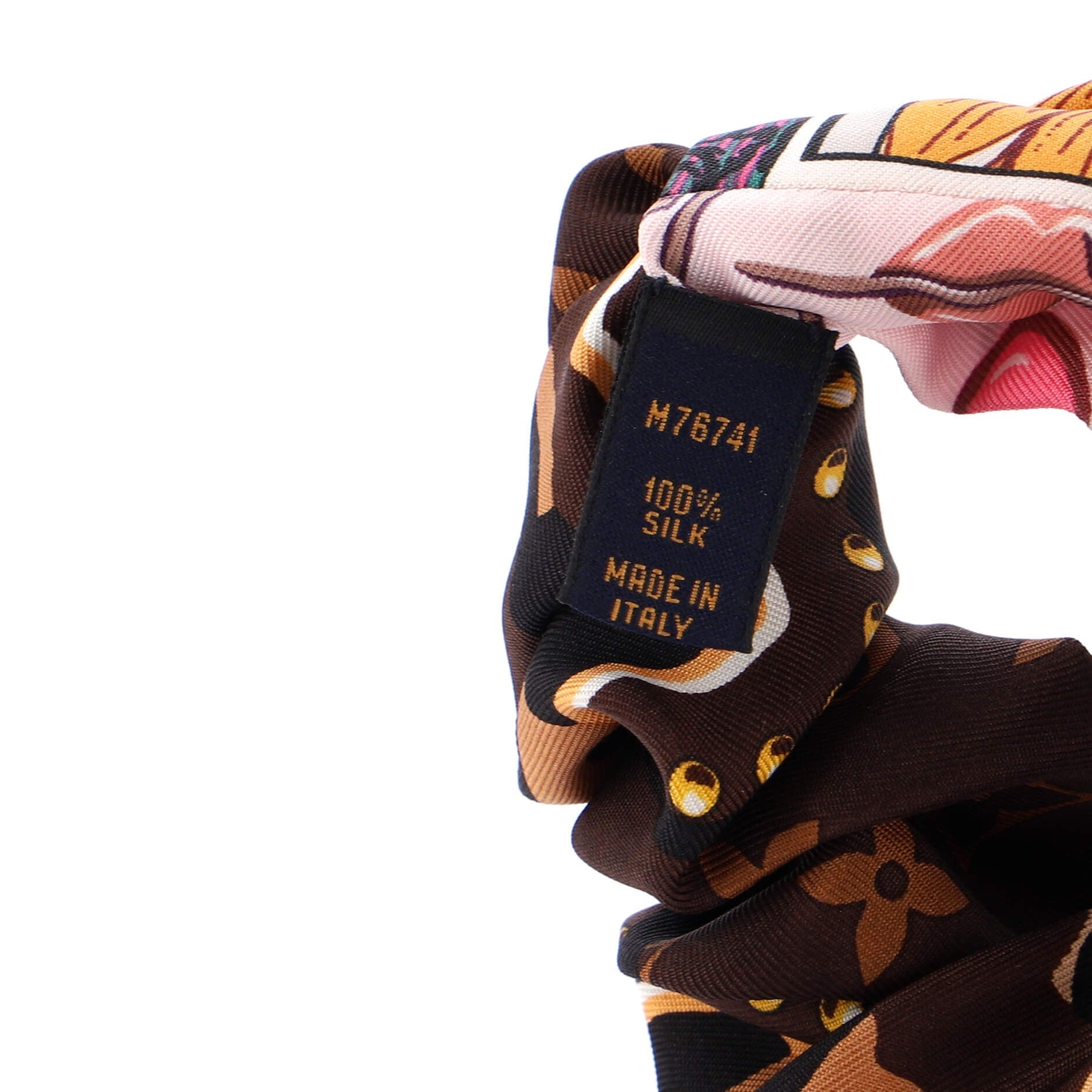 Chouchou Be Mindful Hair Scrunchie Printed Silk