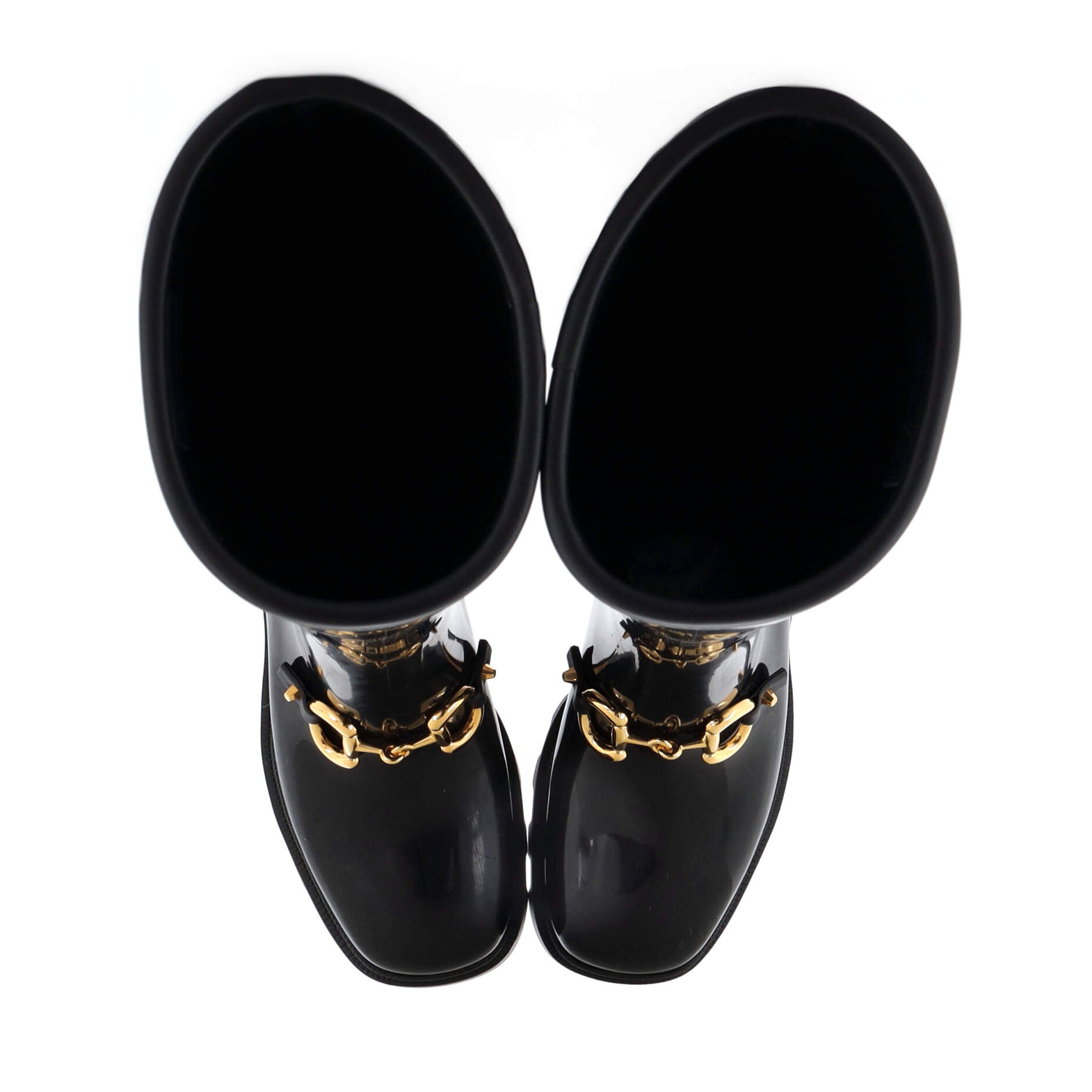 Women's Horsebit Knee High Boots Rubber