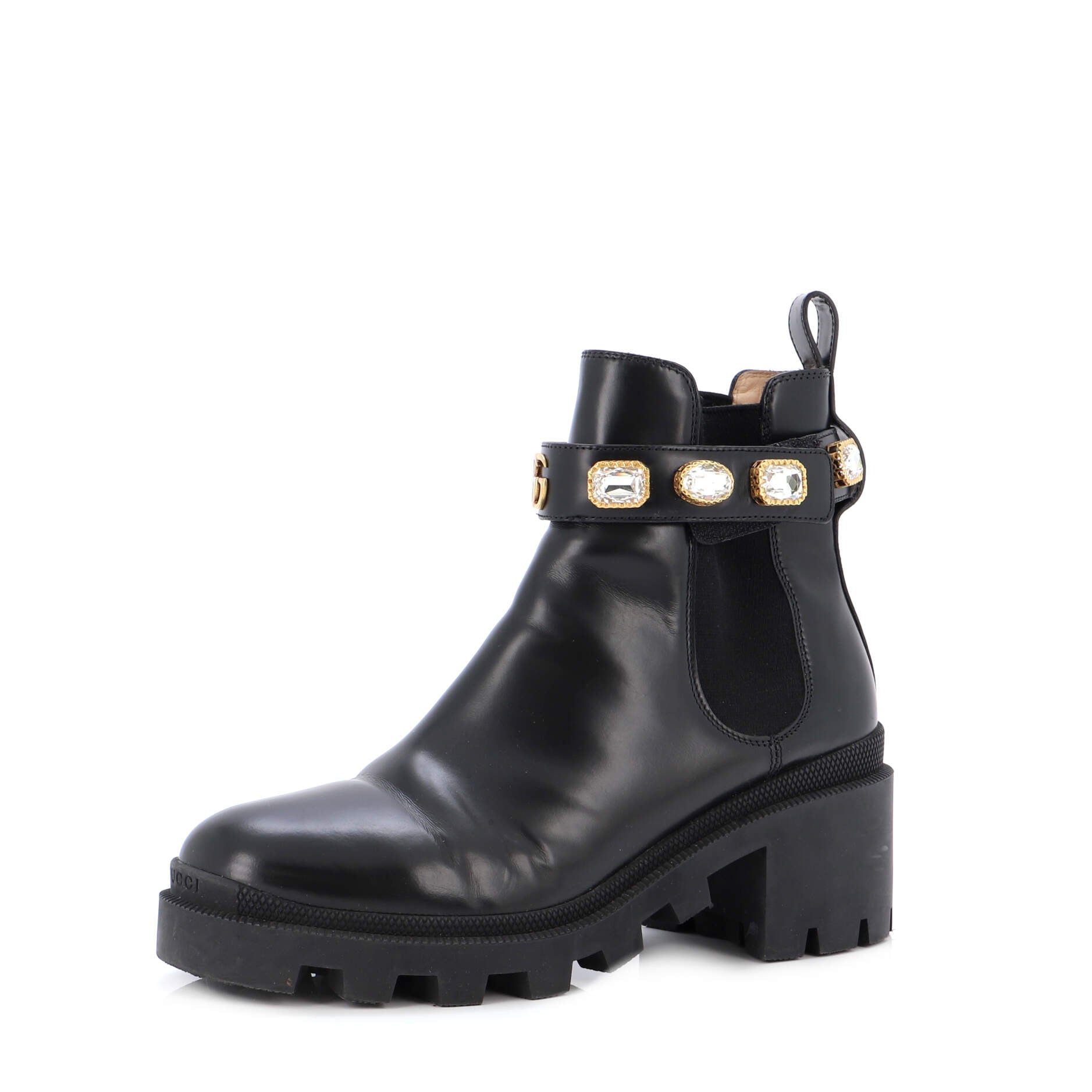 Women's Trip Boots Embellished Leather
