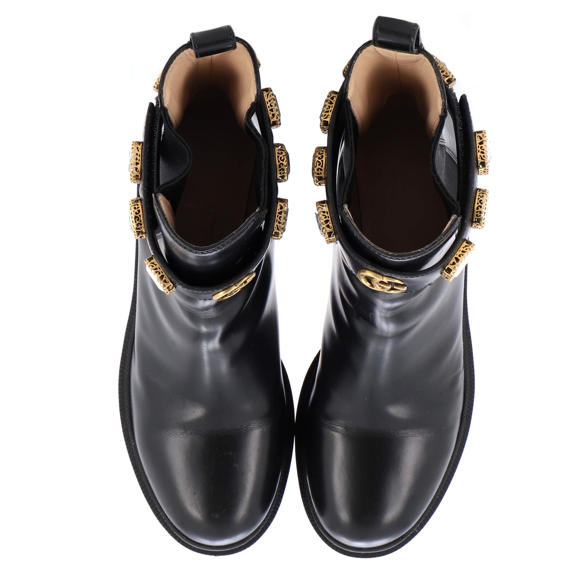 Women's Trip Boots Embellished Leather