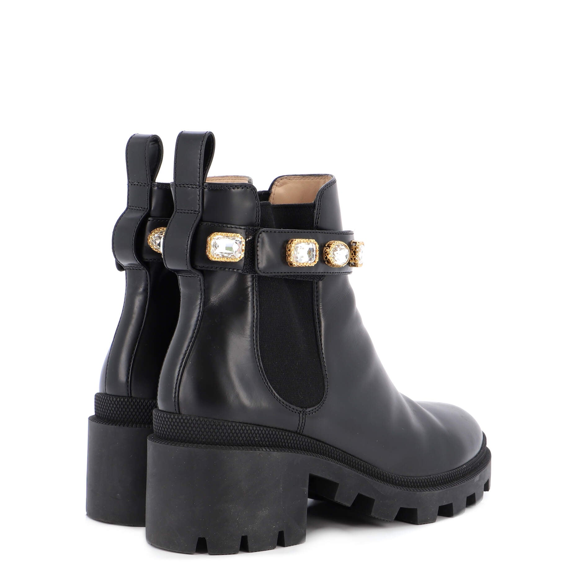 Women's Trip Boots Embellished Leather
