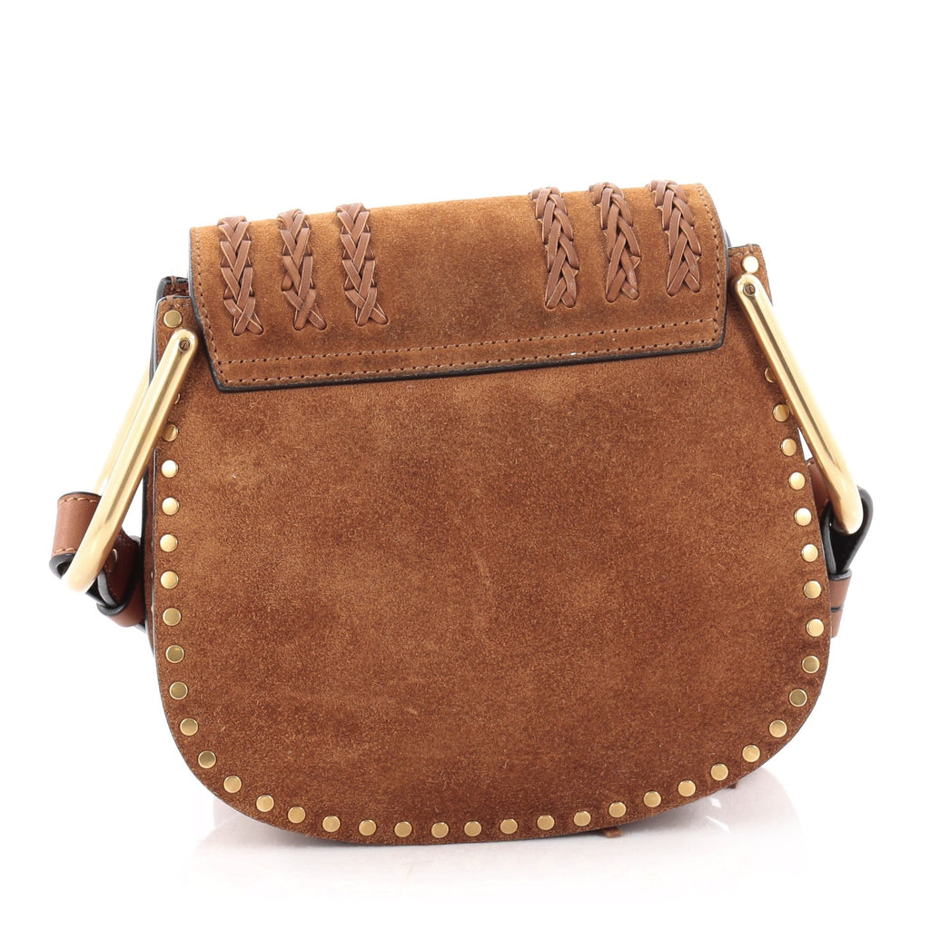 Hudson Handbag Whipstitch Suede Mini