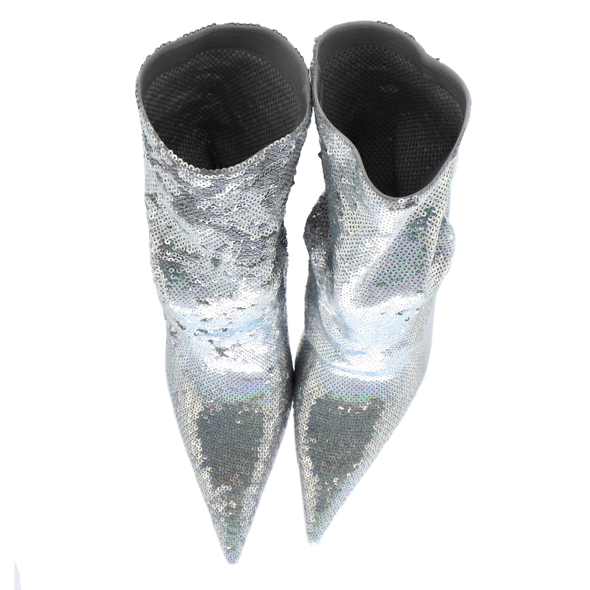 Women's Knife Ankle Sock Boots Sequins