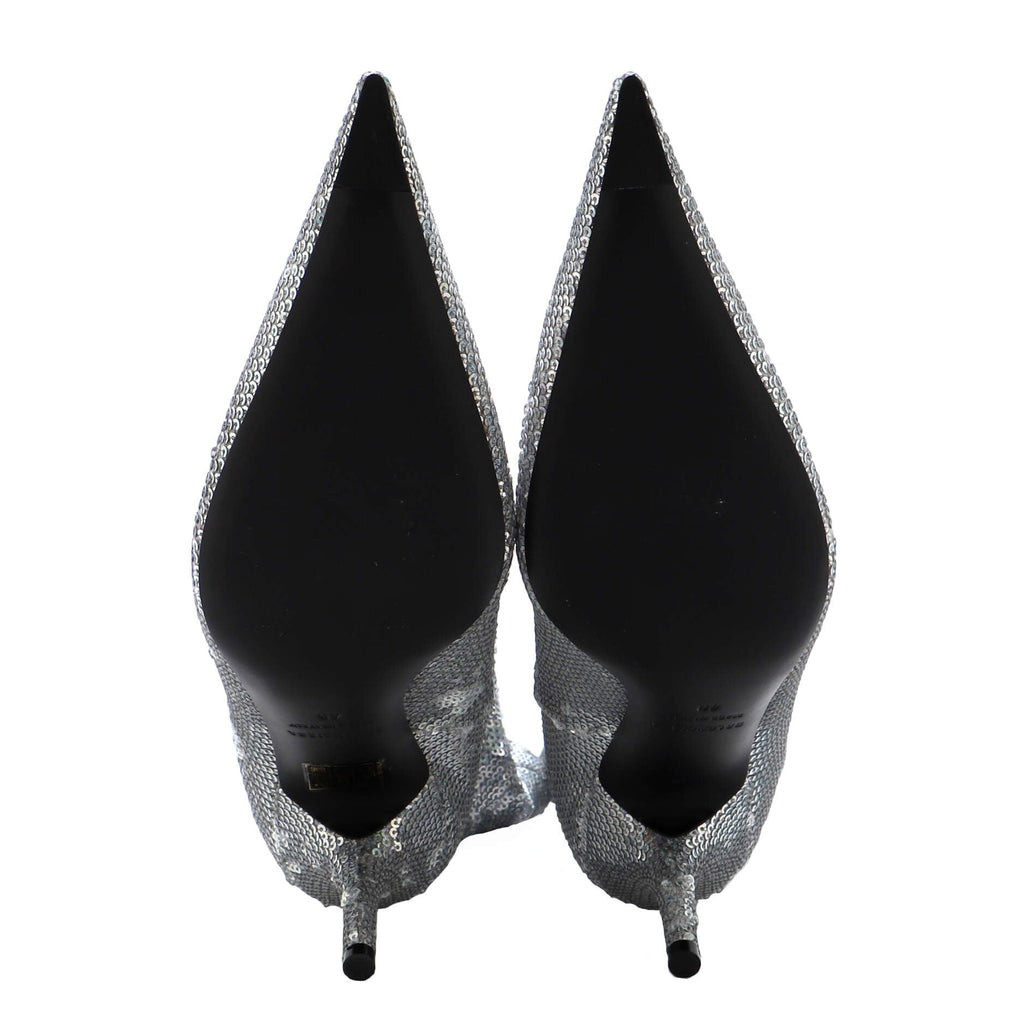 Women's Knife Ankle Sock Boots Sequins
