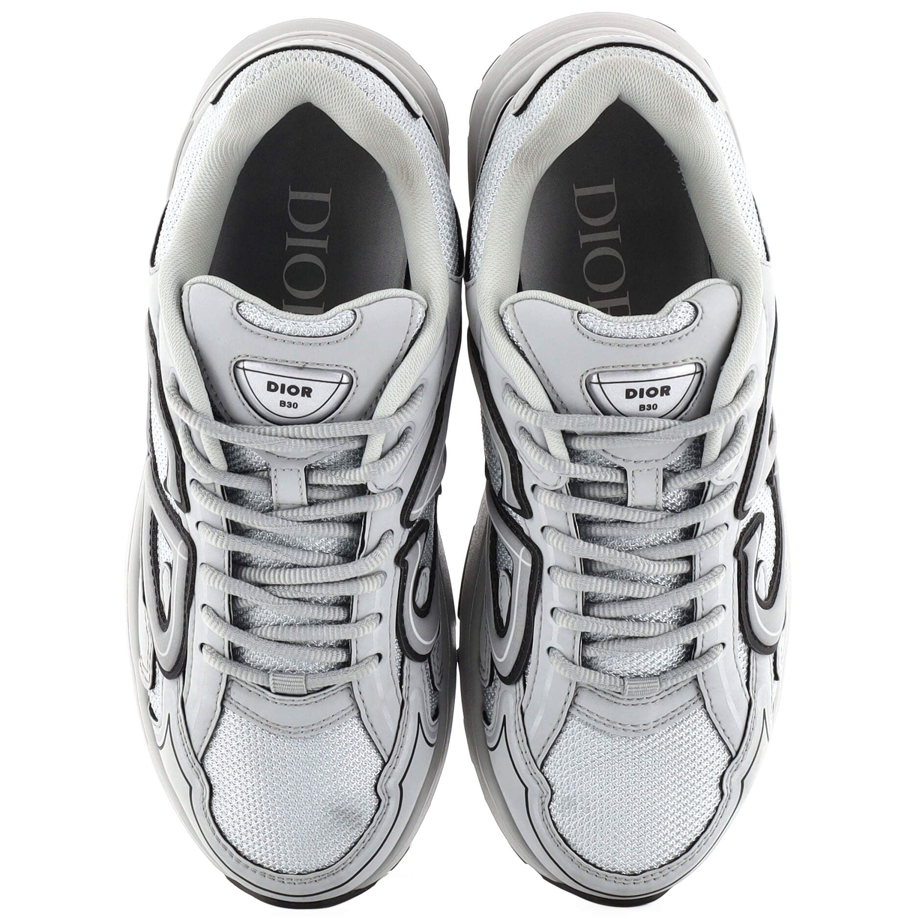 Men's B30 Sneakers Technical Fabric and Leather