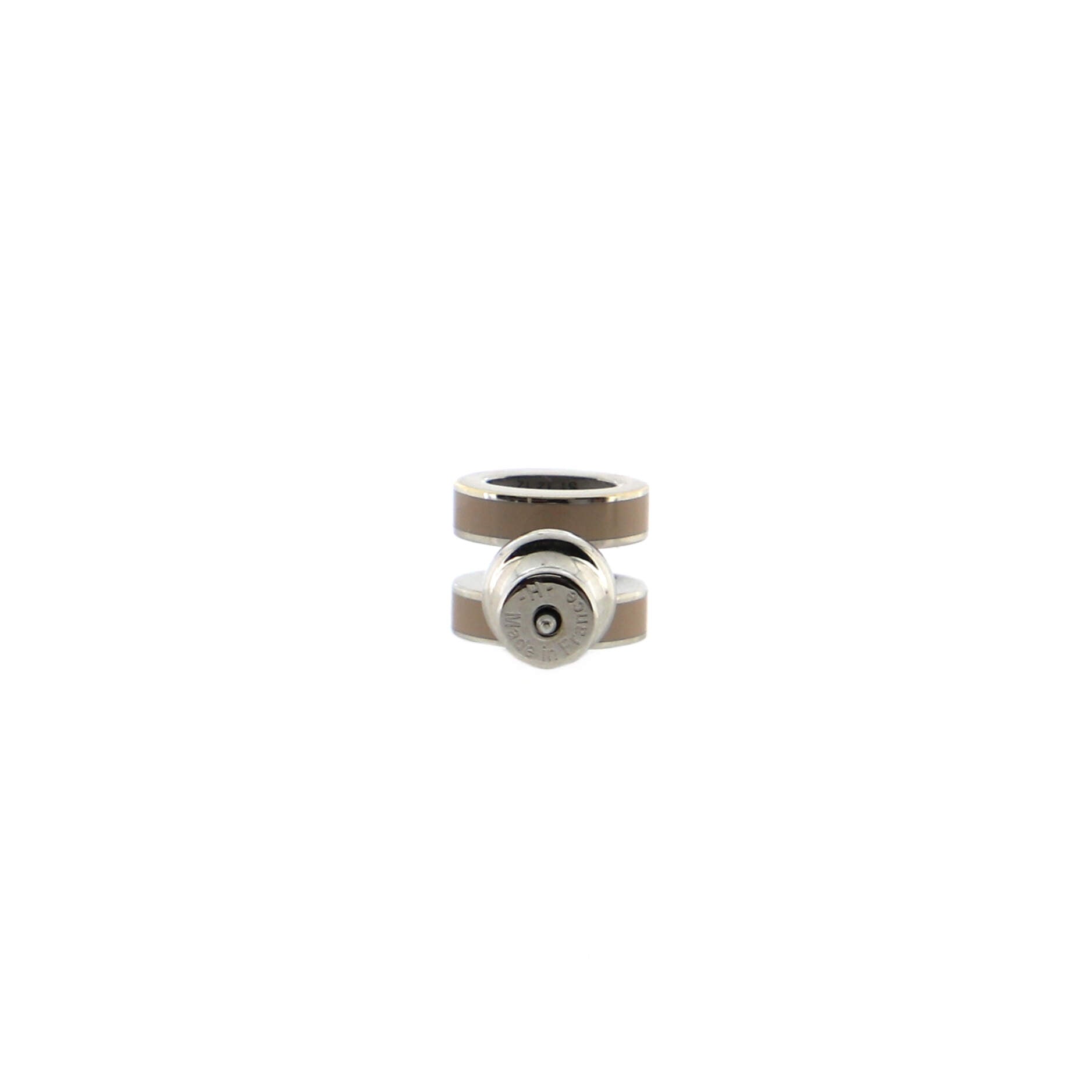 Pop H Stud Earrings Metal and Enamel Mini