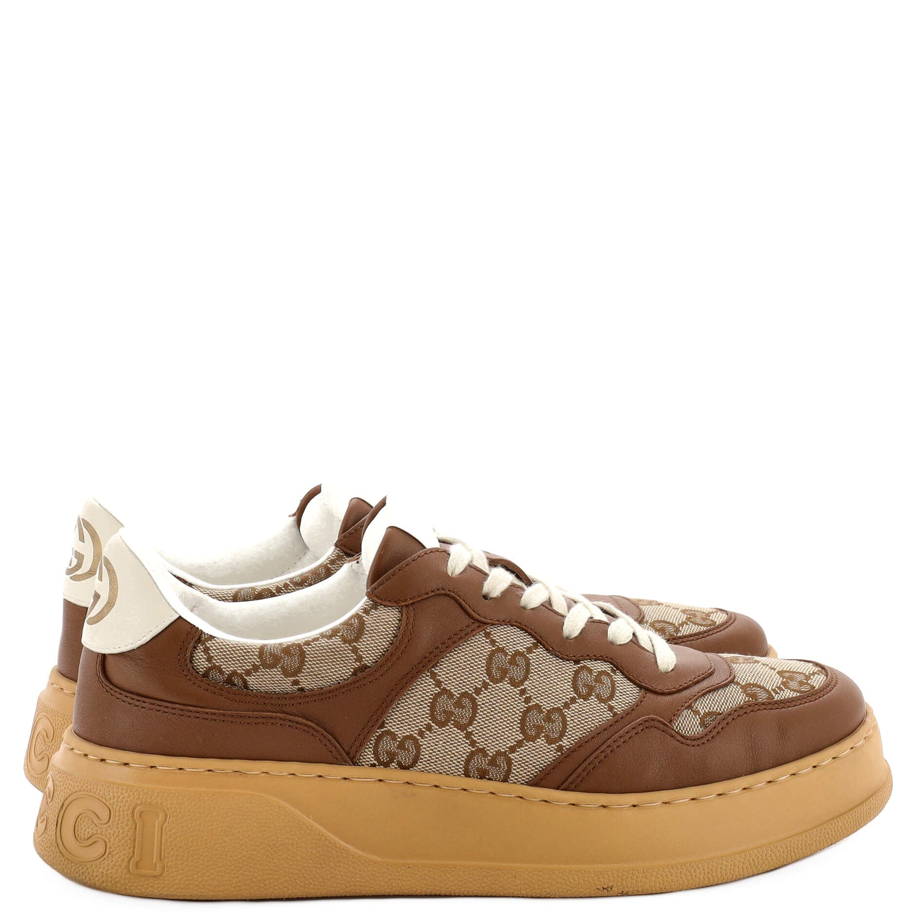 Men's Dali Sneakers GG Canvas with Leather