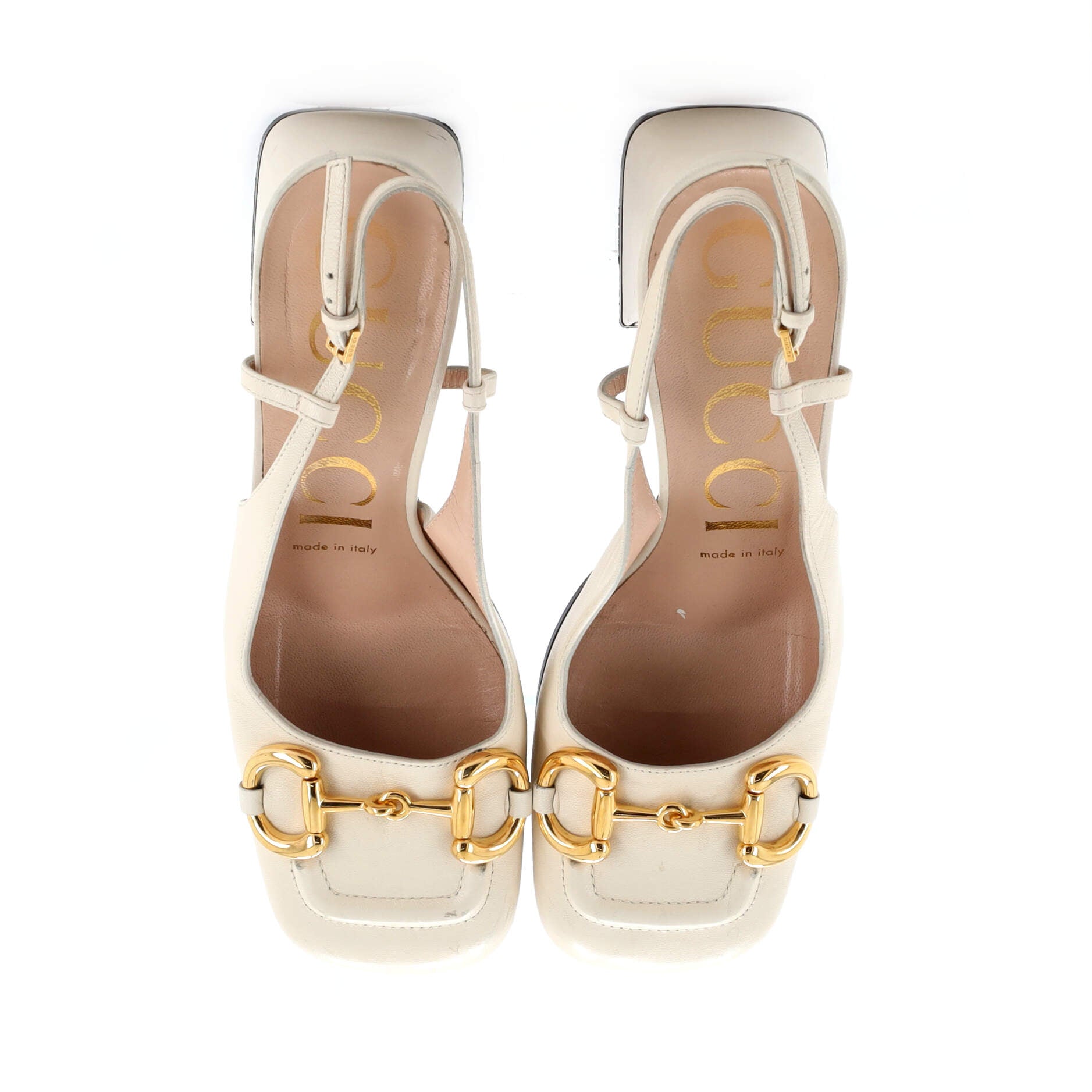 Women's Horsebit Slingback Pumps Leather
