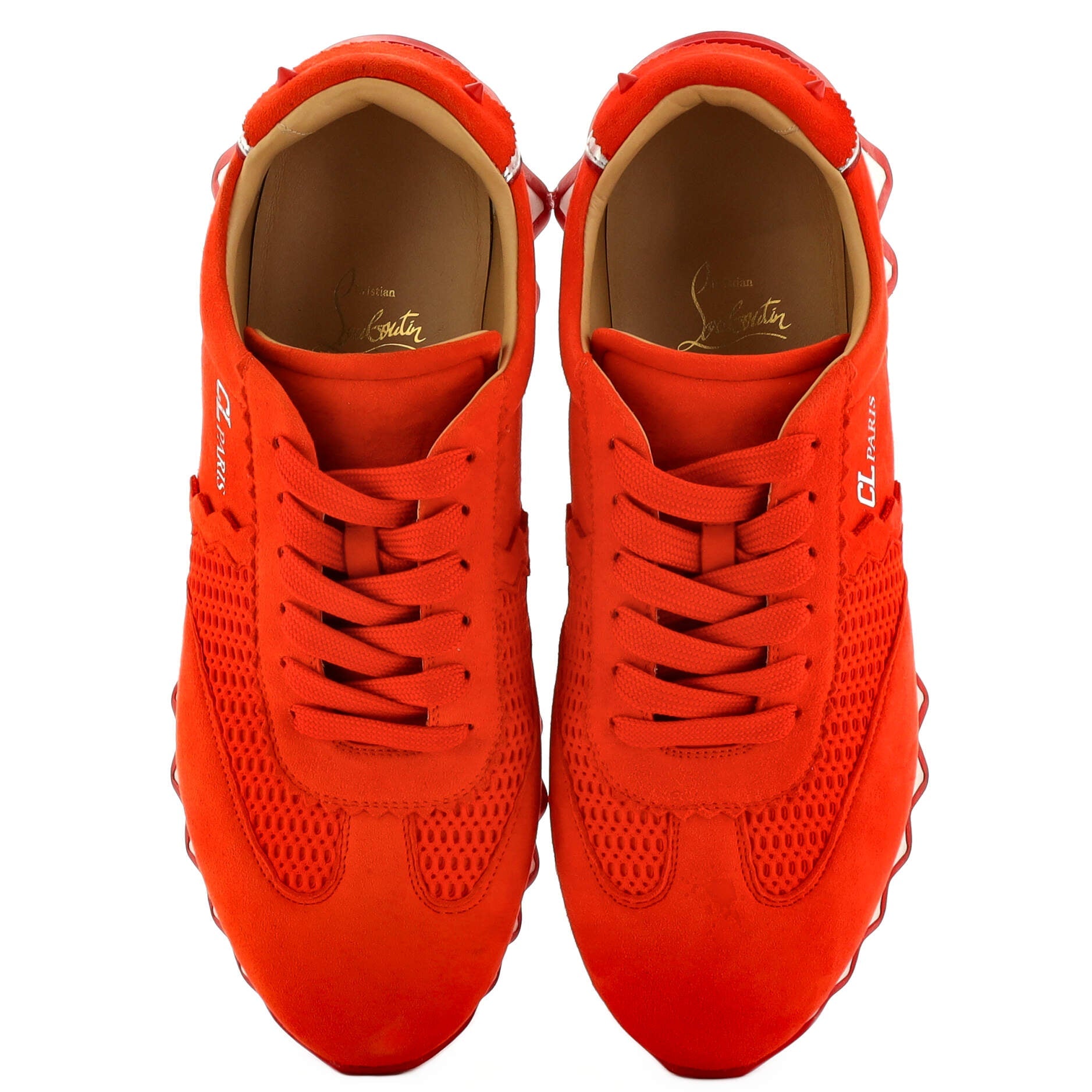 Loubishark Sneakers Suede and Mesh