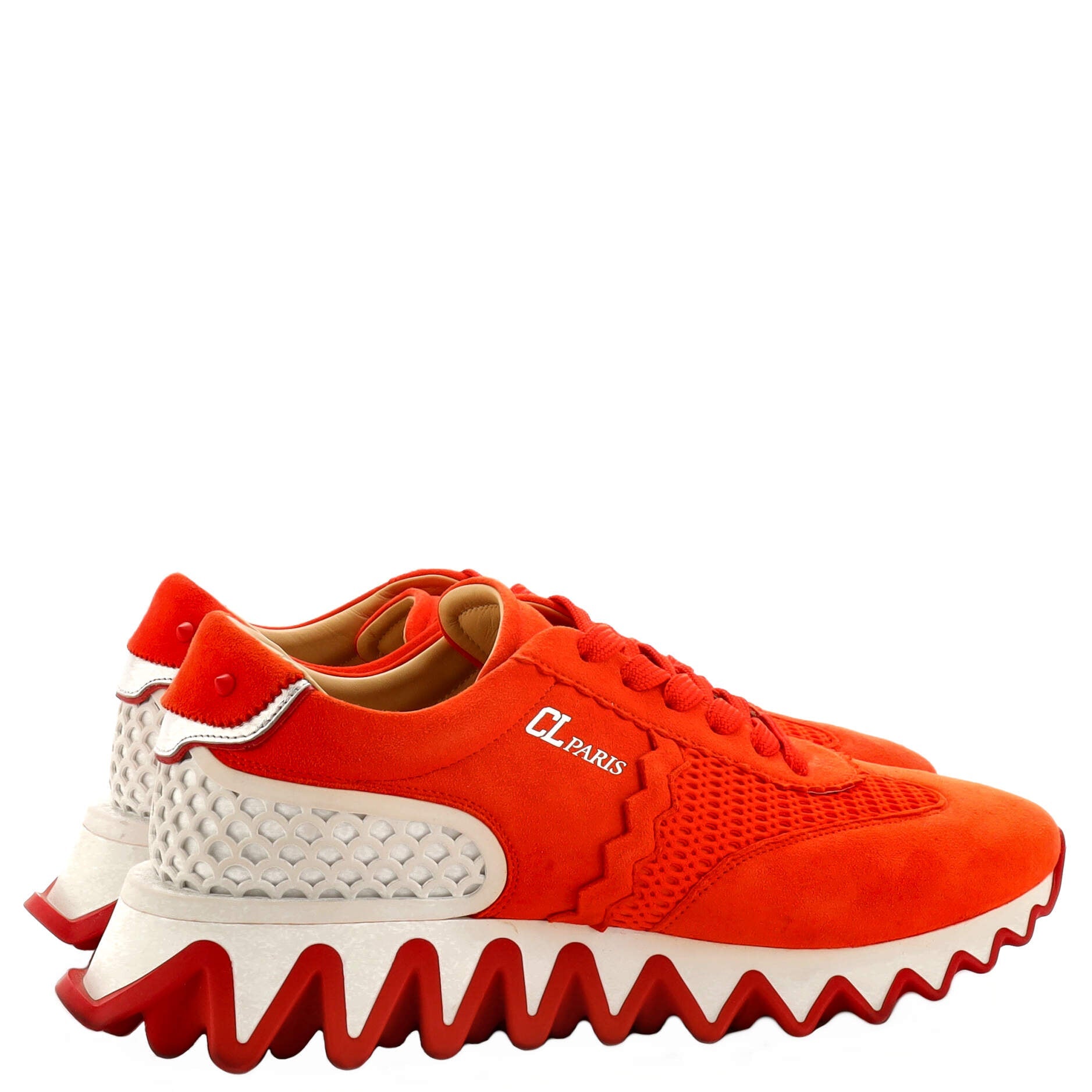 Loubishark Sneakers Suede and Mesh