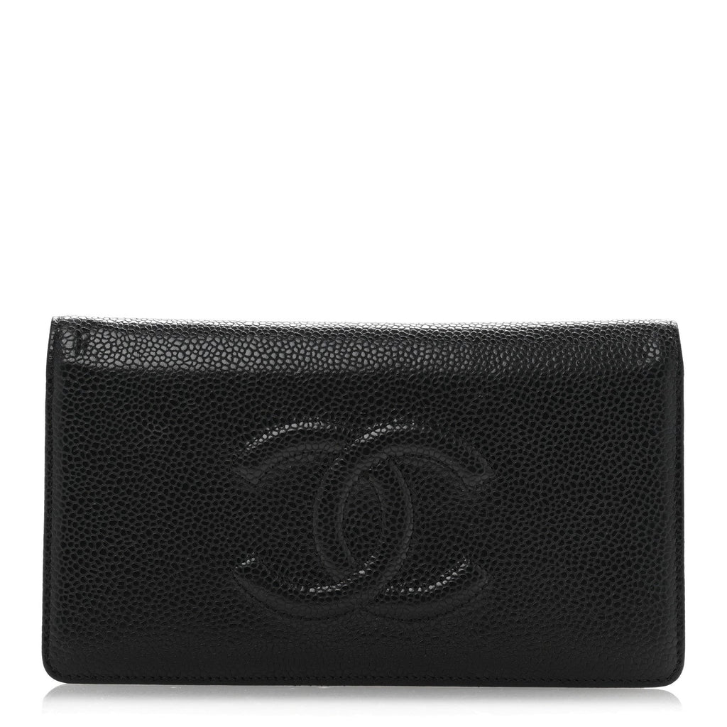 Caviar Timeless CC Yen Wallet Black