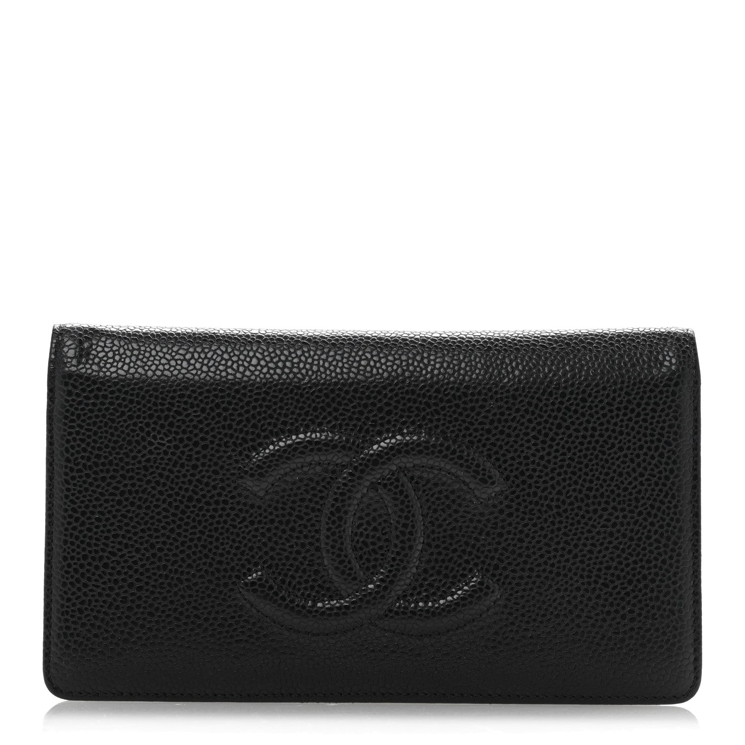 Caviar Timeless CC Yen Wallet Black