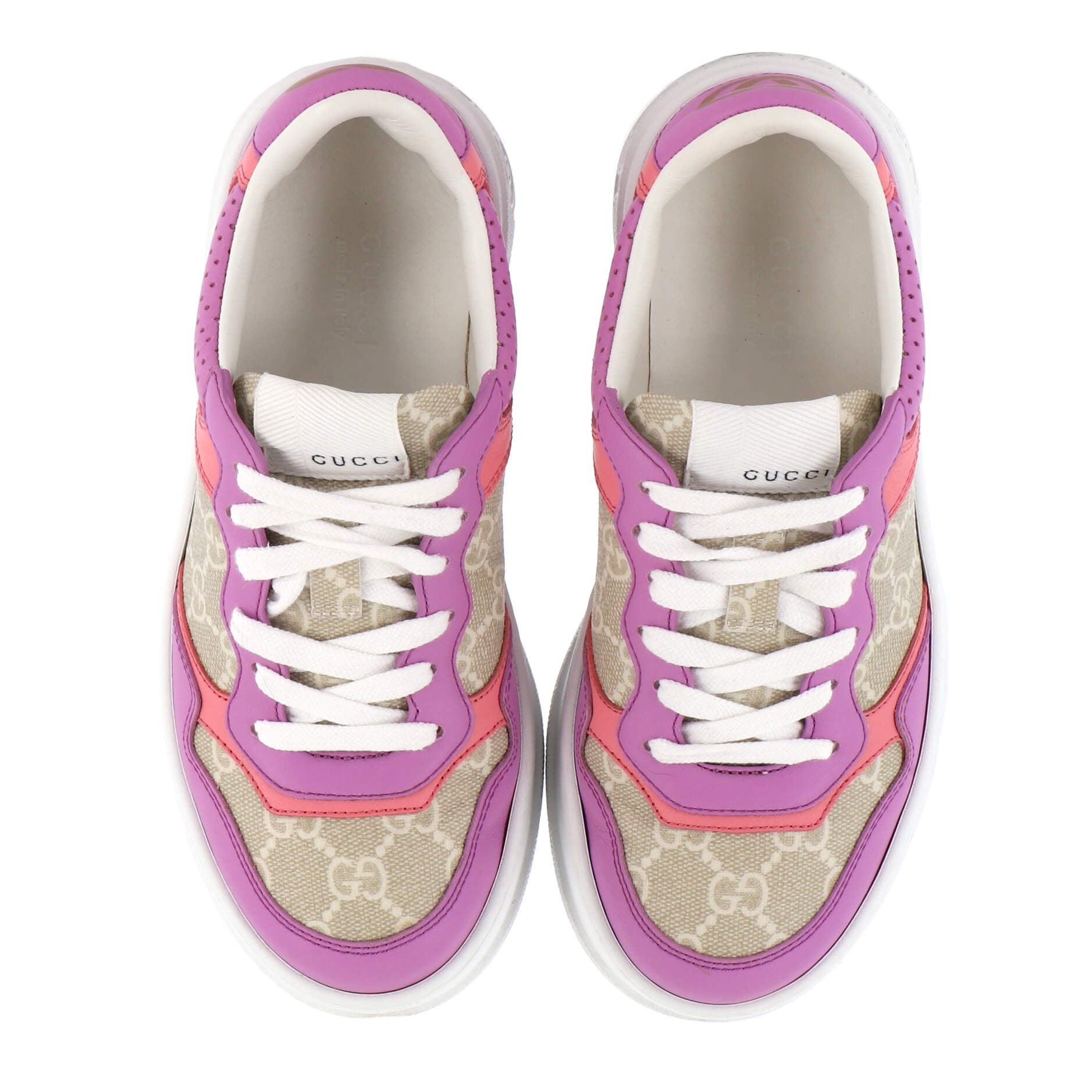 Women's Dali Platform Sneakers GG Coated Canvas and Leather