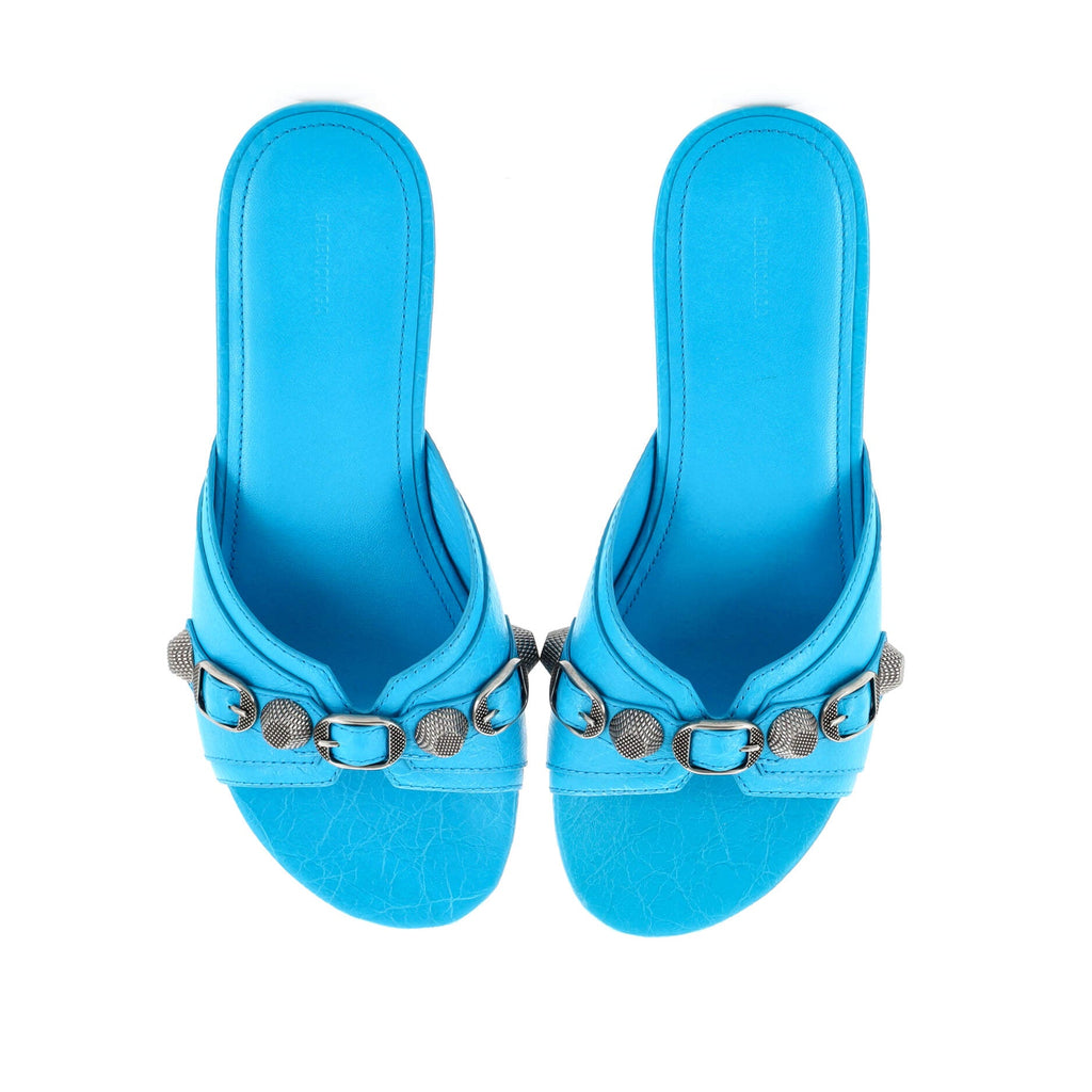 Women's Cagole Flat Sandals Leather
