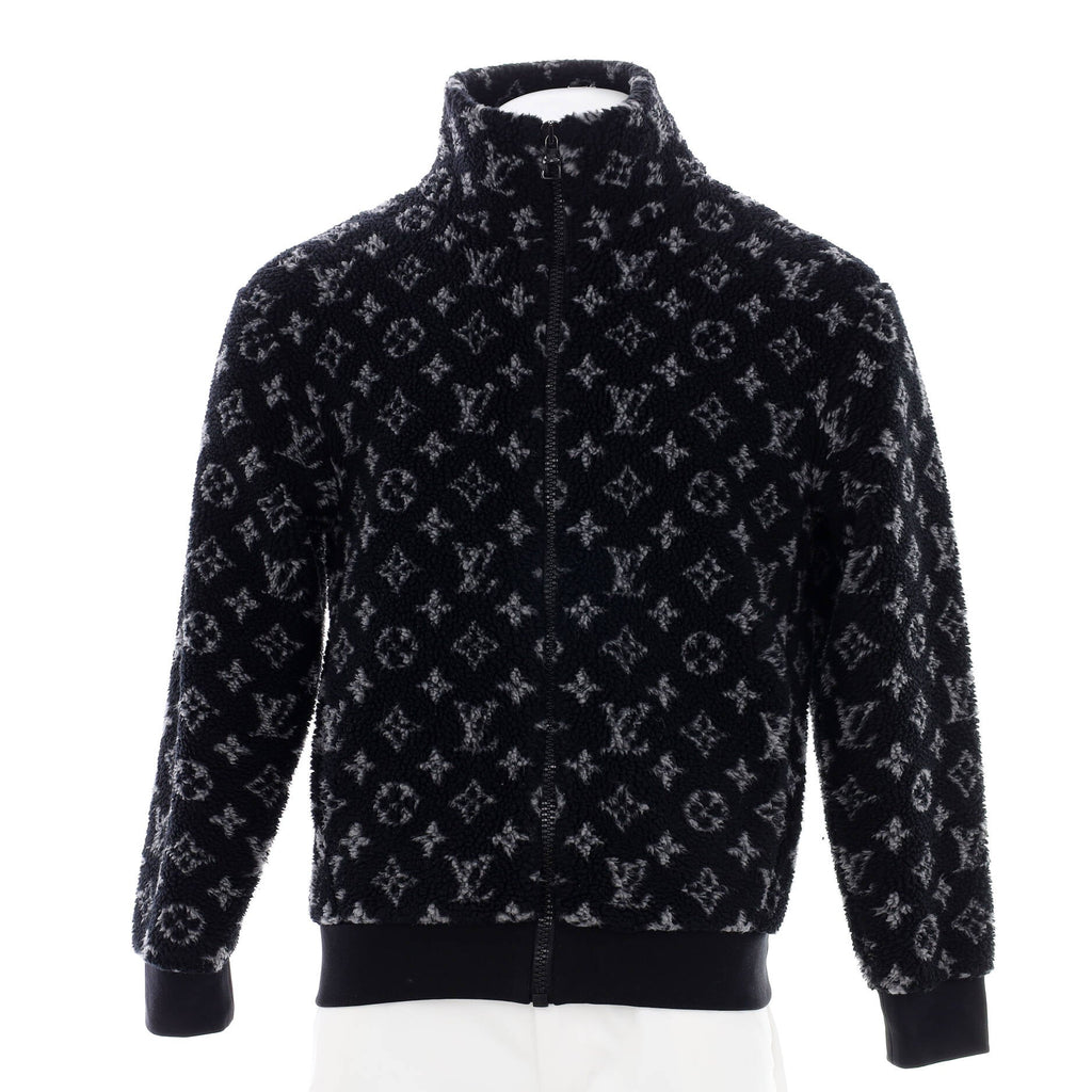 Men's Teddy Zip Jacket Monogram Polyester Fleece
