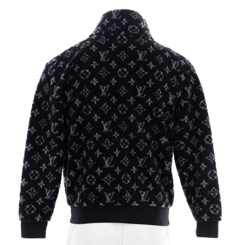 Men's Teddy Zip Jacket Monogram Polyester Fleece