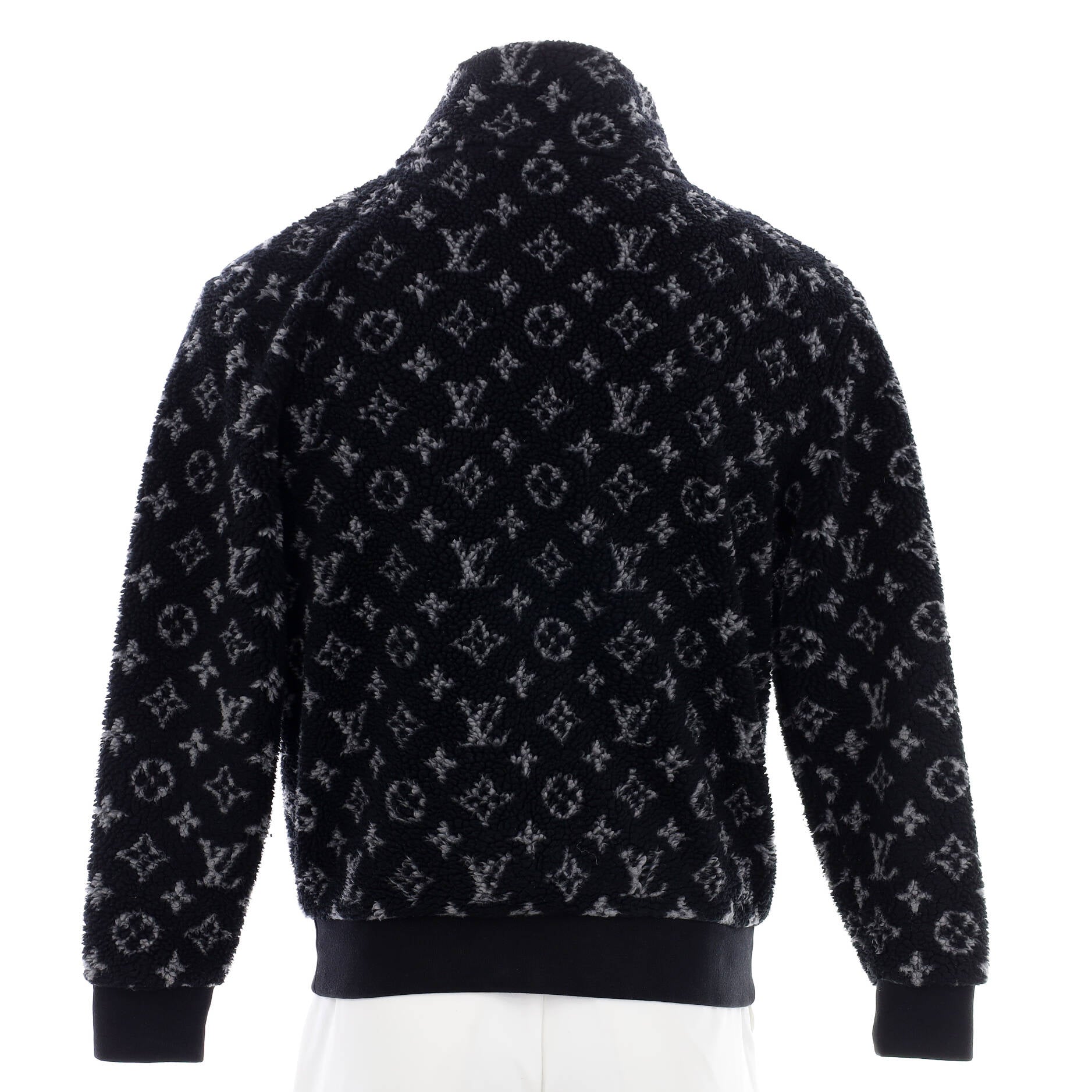 Men's Teddy Zip Jacket Monogram Polyester Fleece