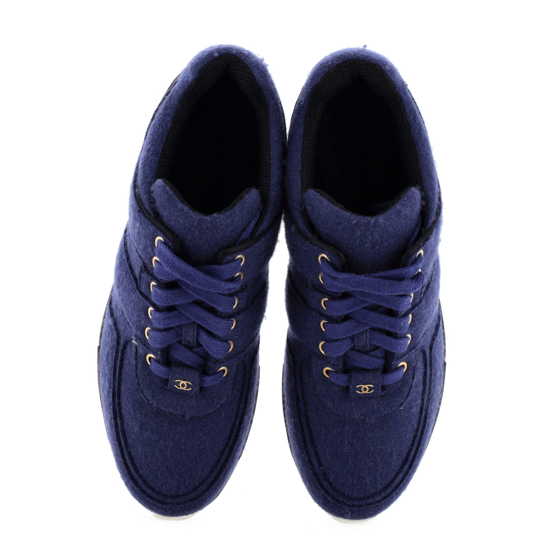 Women's CC Lace Up Sneakers Wool