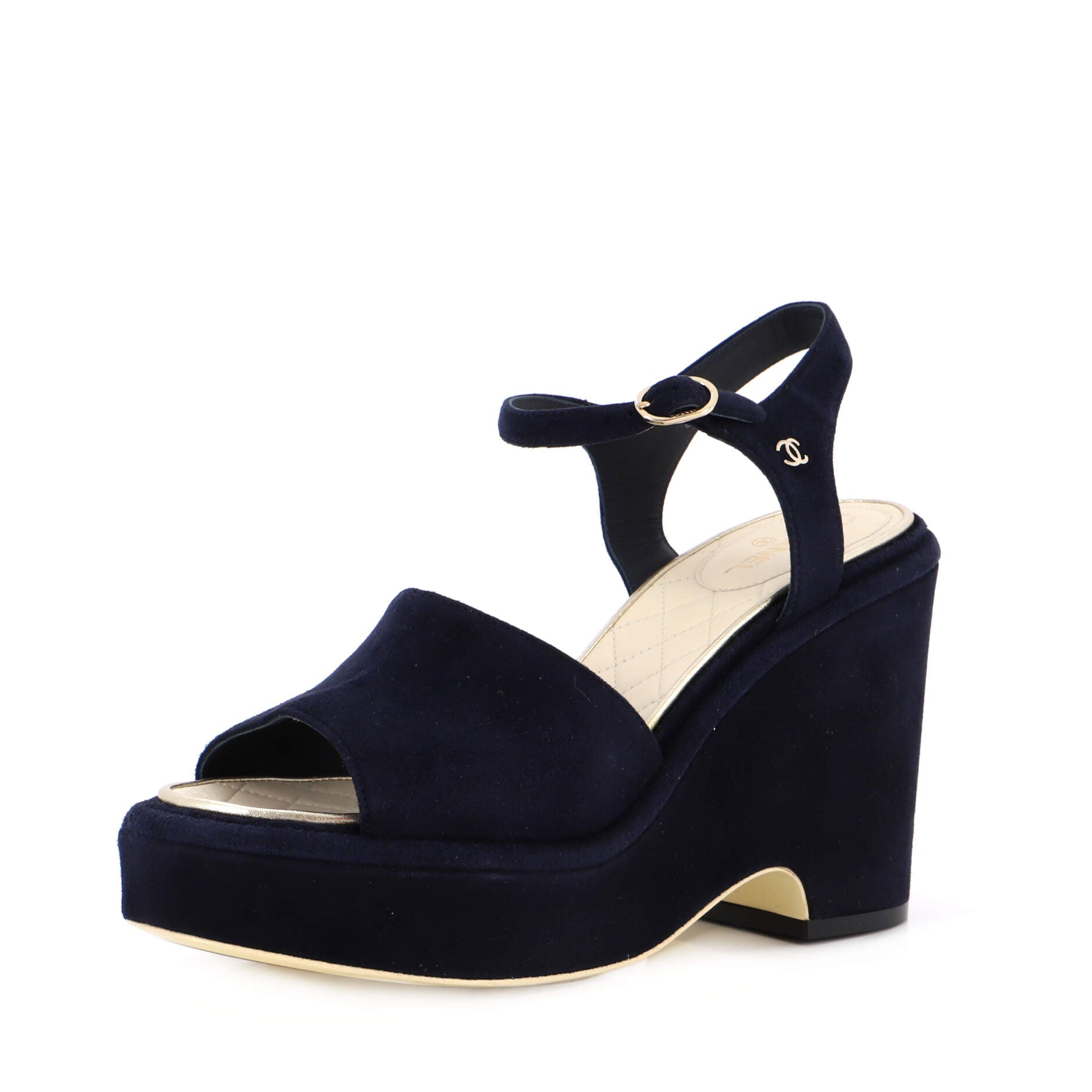 Women's CC Wedge Sandals Suede