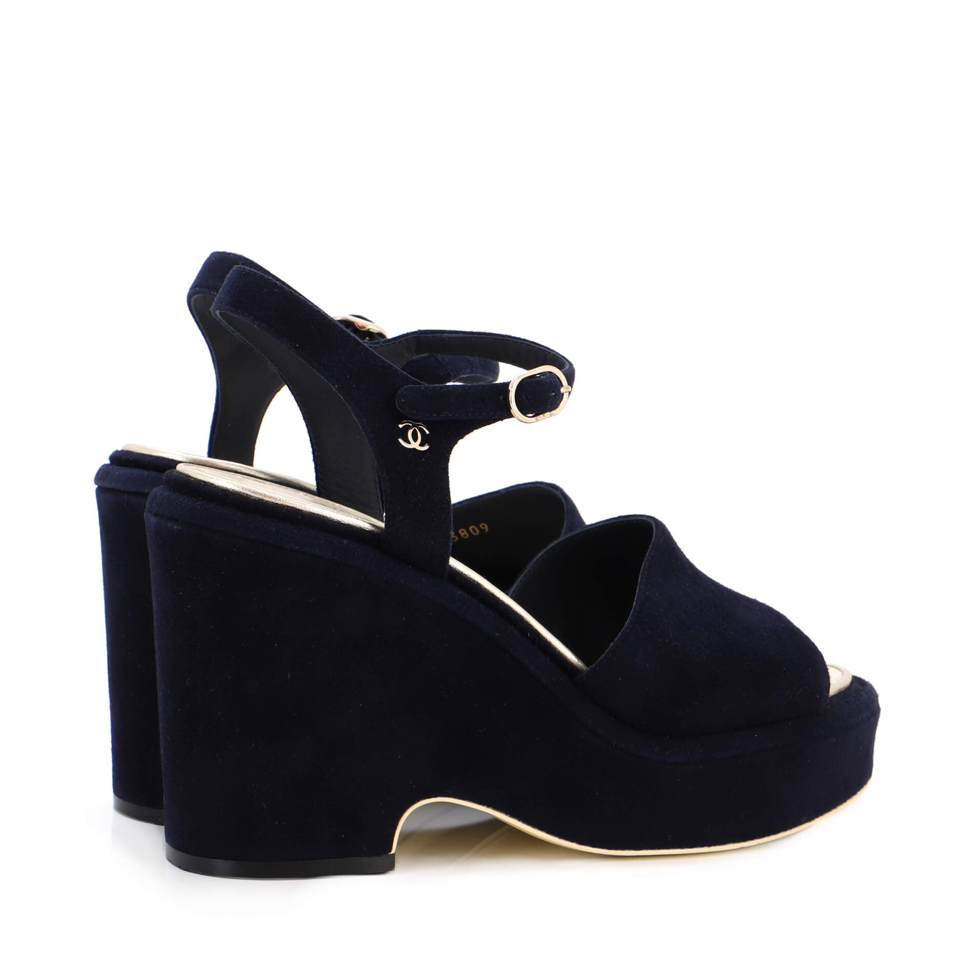 Women's CC Wedge Sandals Suede
