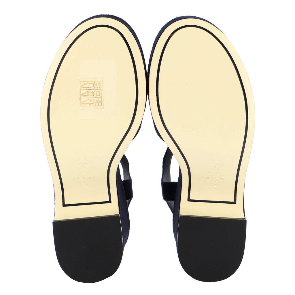 Women's CC Wedge Sandals Suede